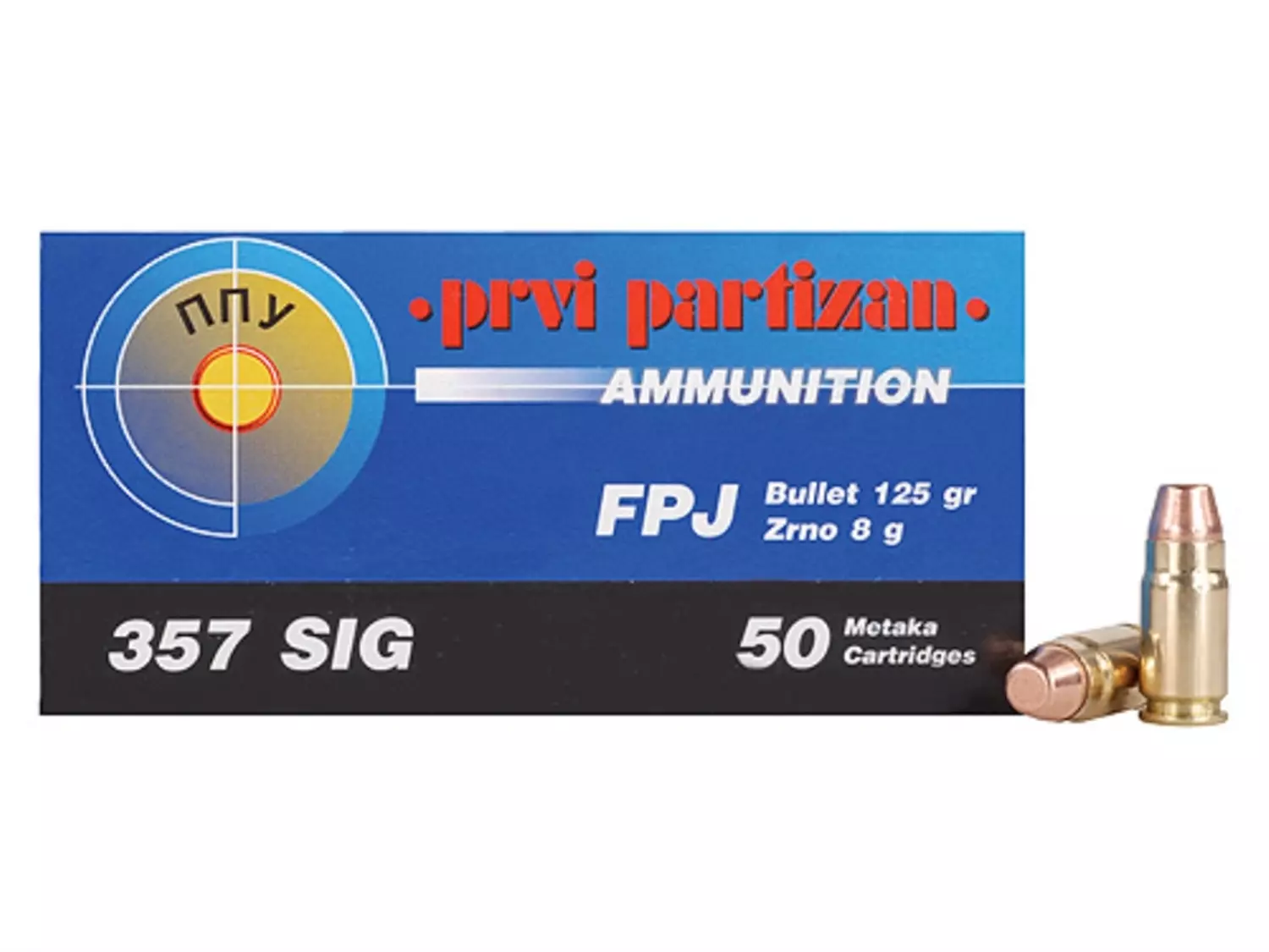 Partizan PPU .357 SIG FPJ 125grain