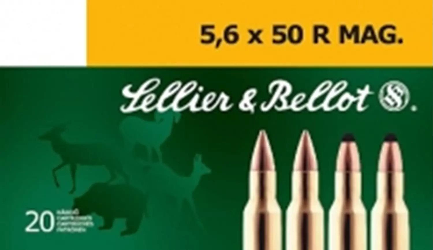 Sellier & Bellot 5.6x50R Magnum SP 3.24g/50gr