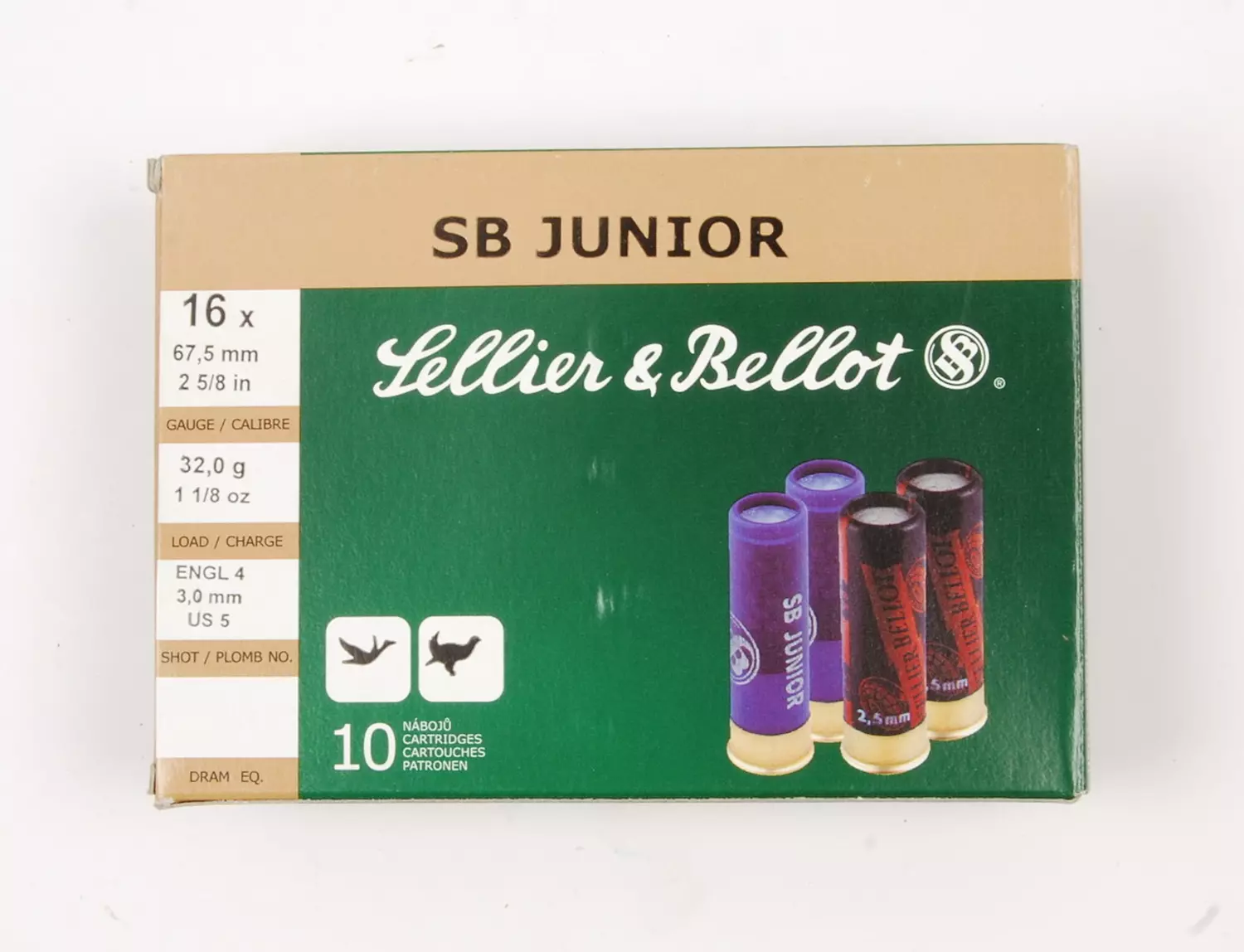 SELLIER&BELLOT Junior 16/67,5  32g 2,5mm