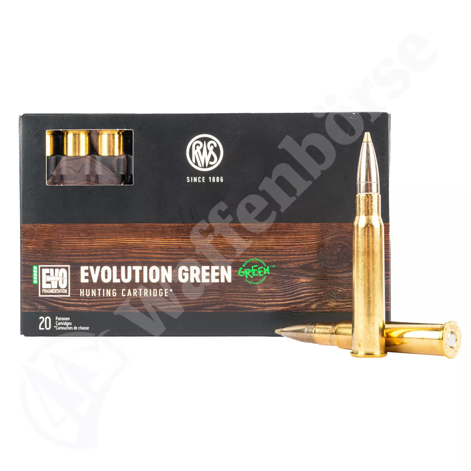 RWS 8x57IRS EVO Green 9.0g 139grs Bleifrei