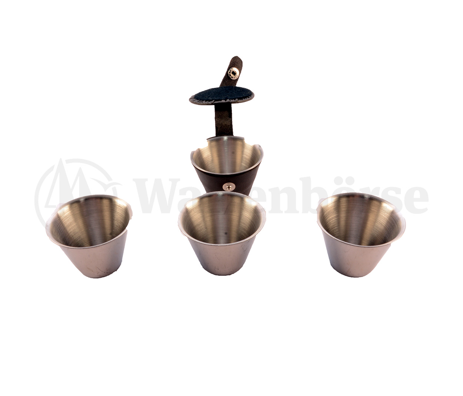 STARWINGS  4 Becher Chromstahl 4cm hoch