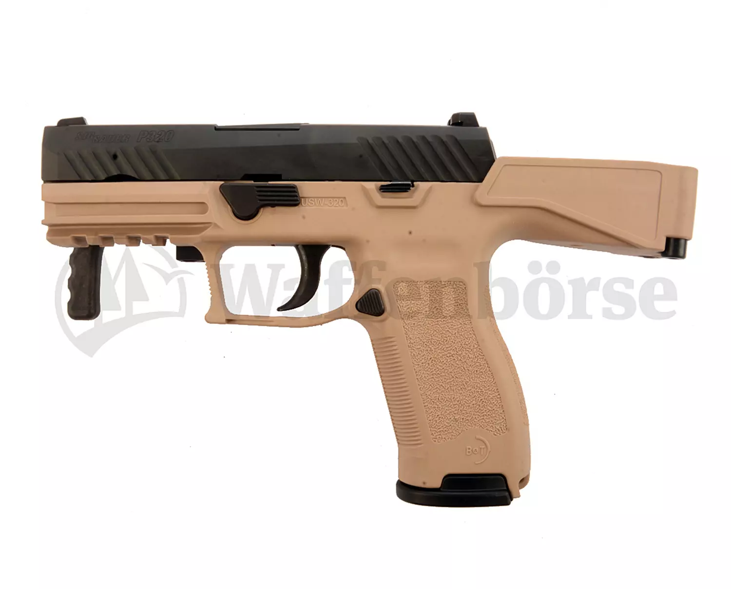 Kunststoffgriffchassis USW-320 für SIG P320 Coyote Tan