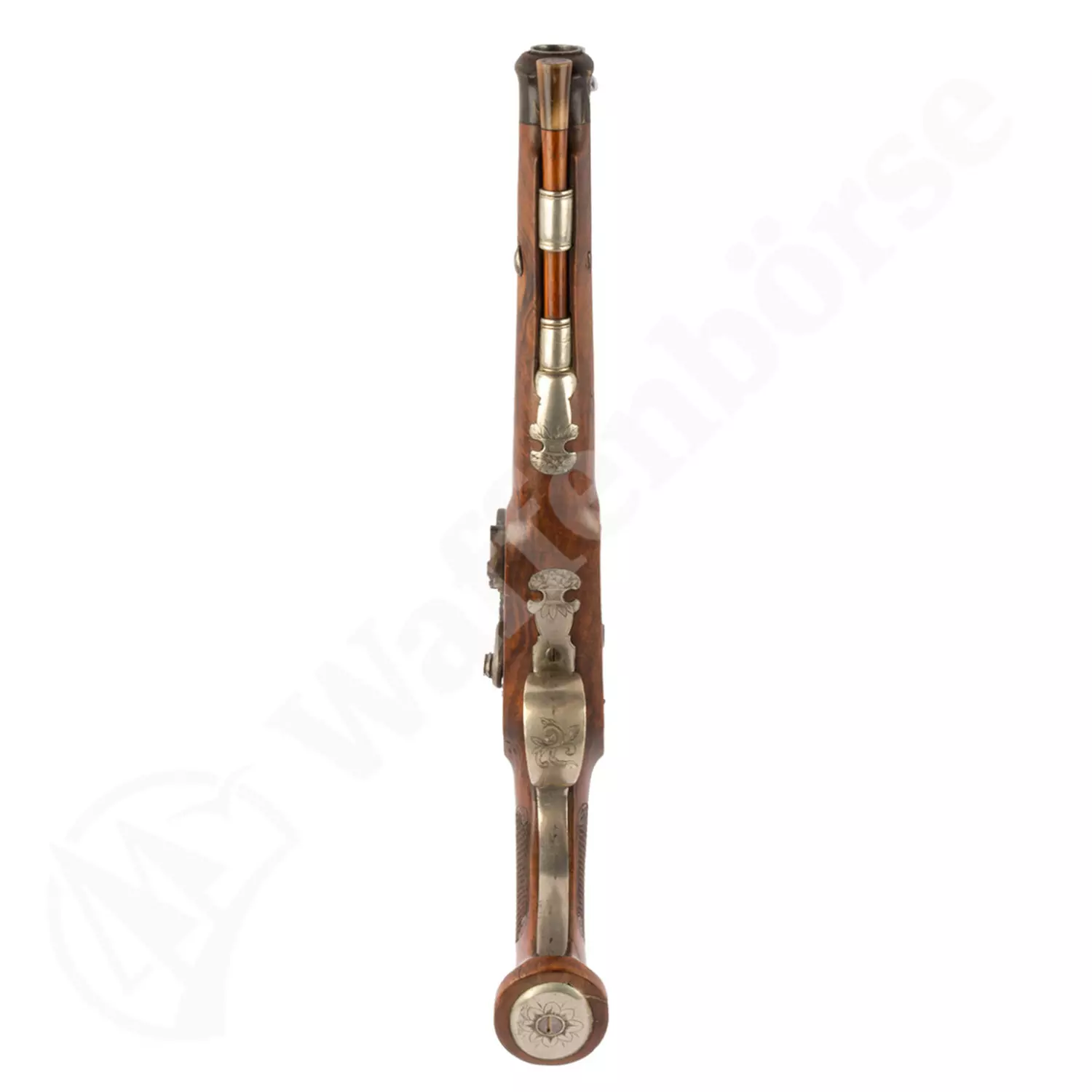 Deutsche Ehlich Perkussions - Duell - Pistole 12,5mm glatt