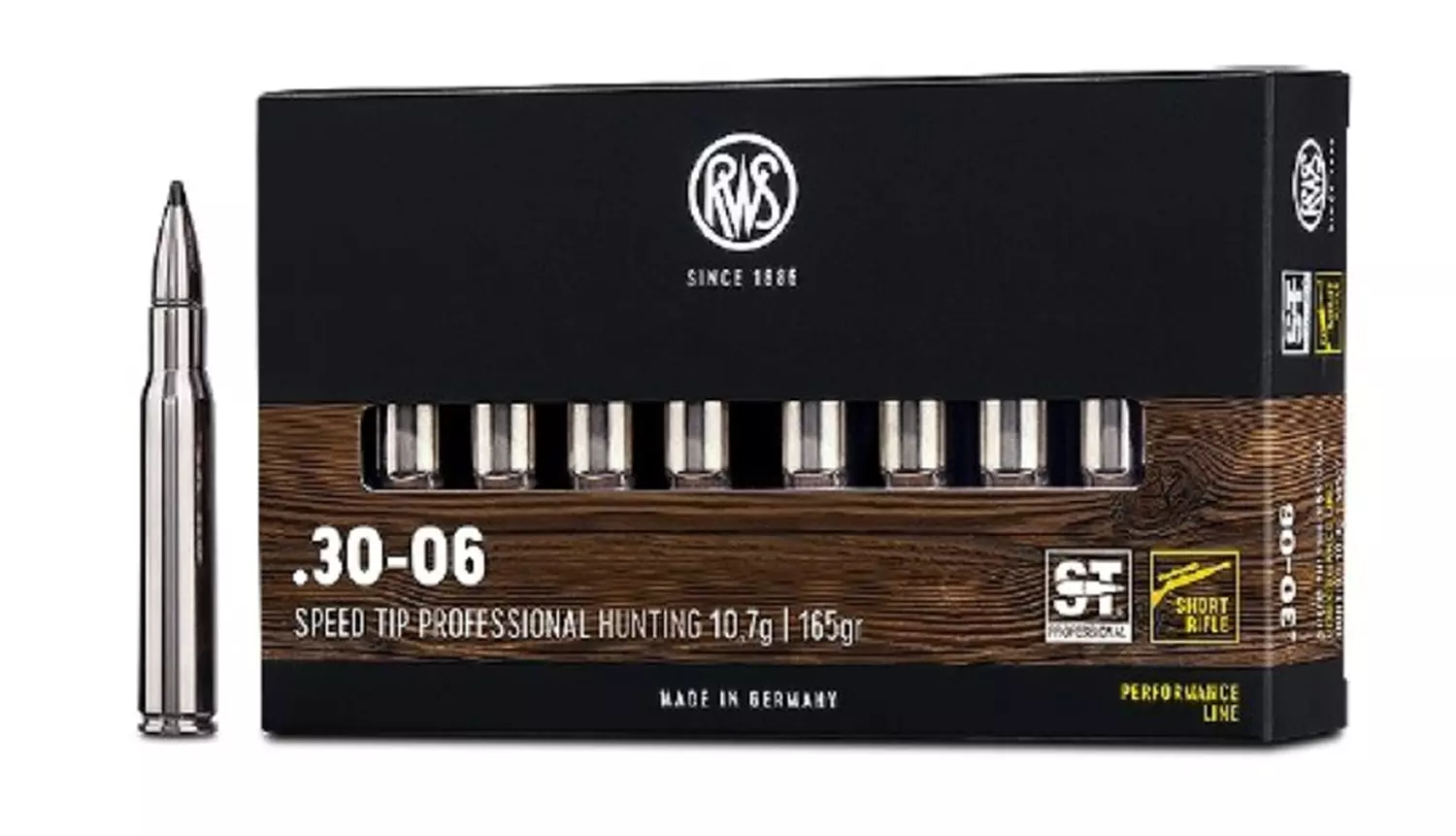RWS .30-06 ST  Professional Short Rifle  10,7g/165gr