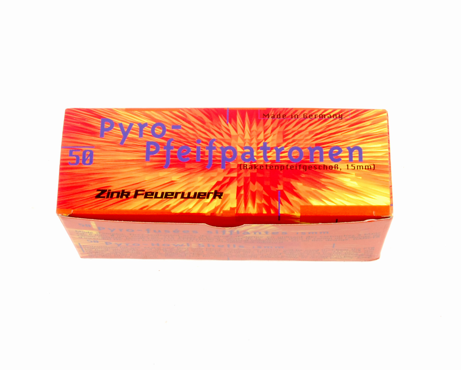 ZINK Feuerwerk 15mm Pfeiff-Patronen