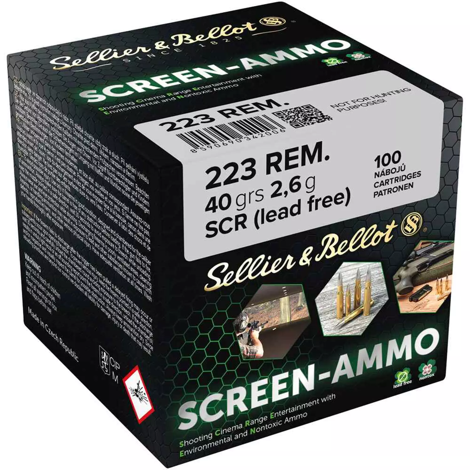 SELLIER&BELLOT Screen Ammo .223 Rem  FMJ 40grain