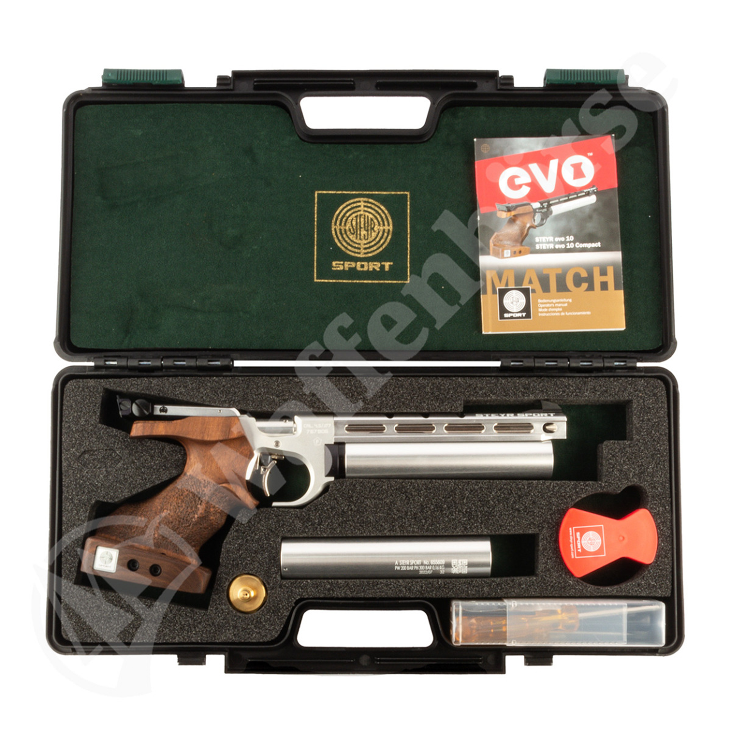 STEYR  LP 10 EVO Compact silver Pressluftpistole 4,5mm