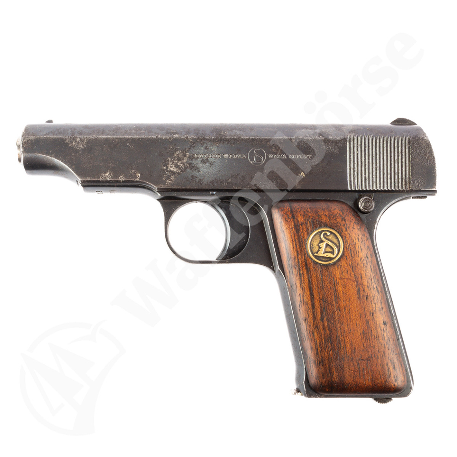 DEUTSCHE WERKE Ortgies TP Pistole 7.65mm brow
