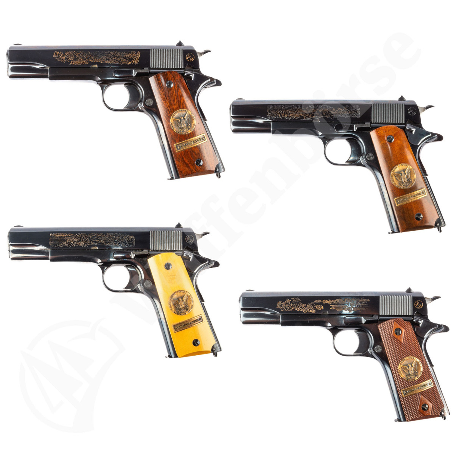 COLT 1917 World War I Commemorative 1967 4er Set