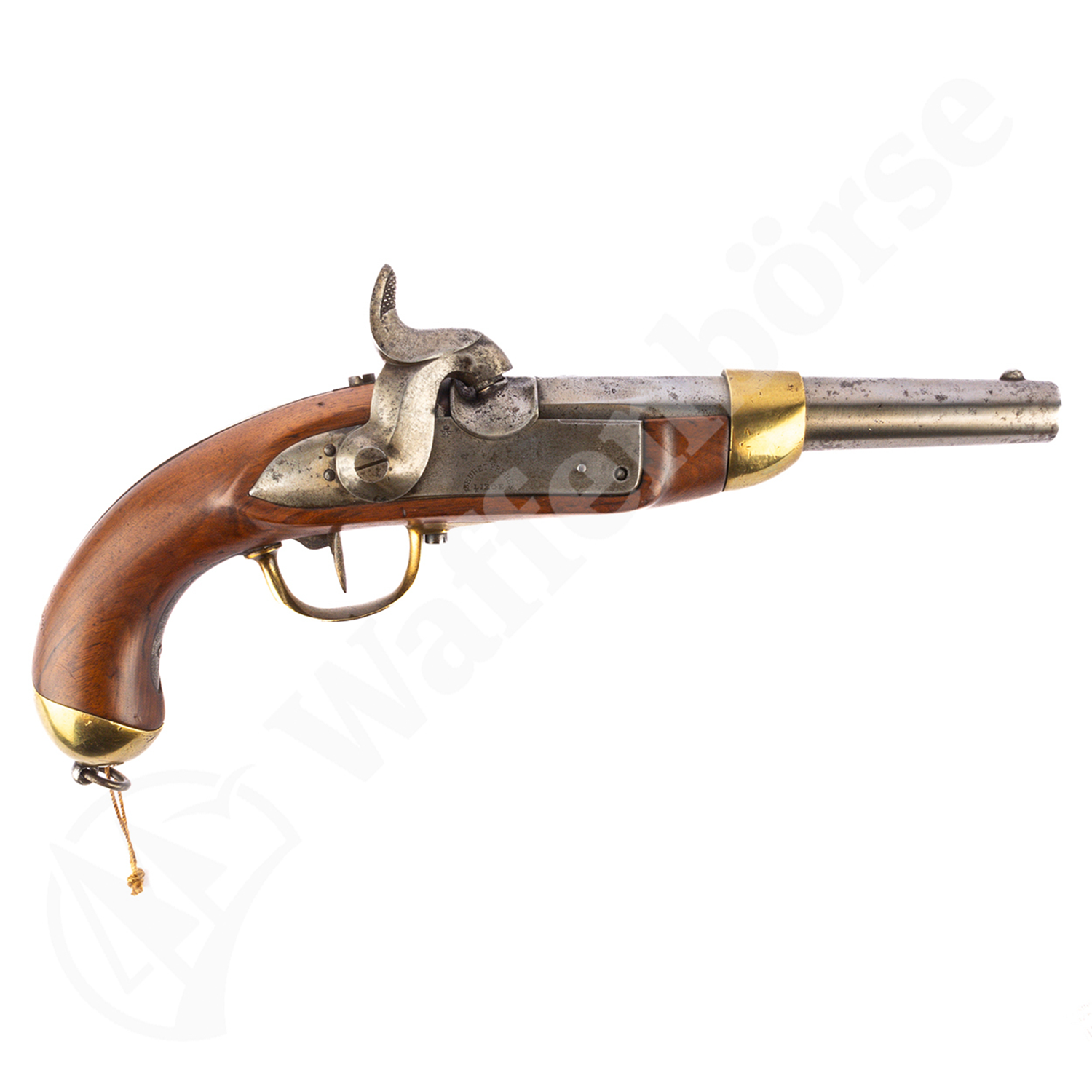 CH-Ord.Kavallarie Pistole 1842 Freiburg Perkussions .17,5mm