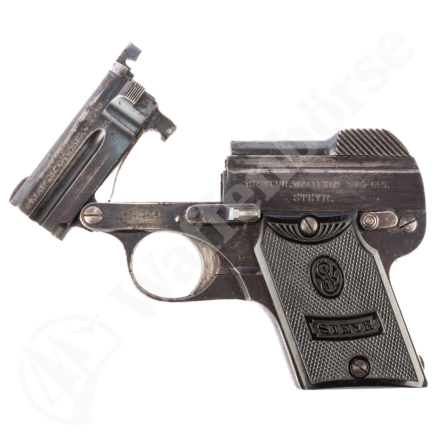 Steyr Pieper Kipplauf-Pistole 6,35mm