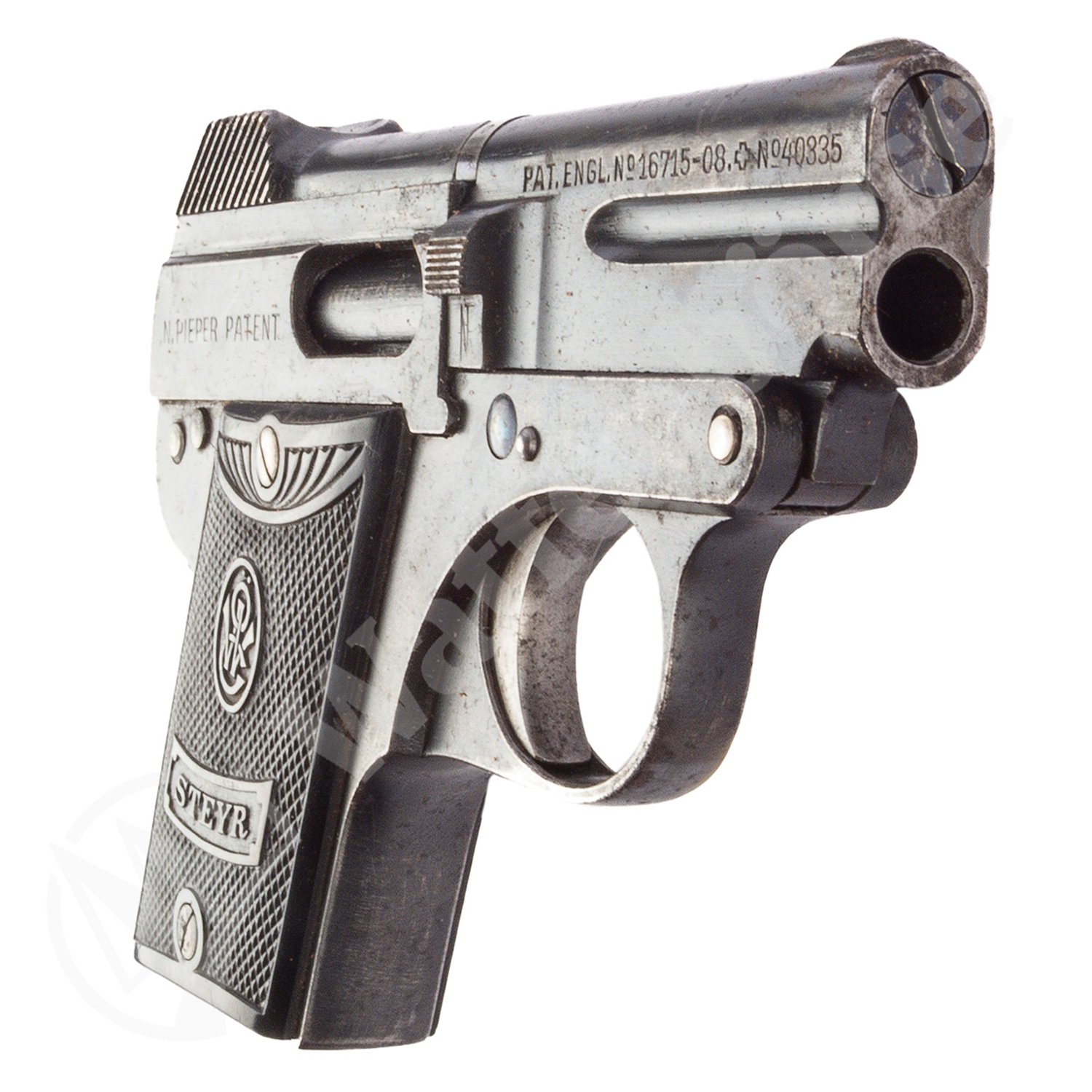 Steyr Pieper Kipplauf-Pistole 6,35mm