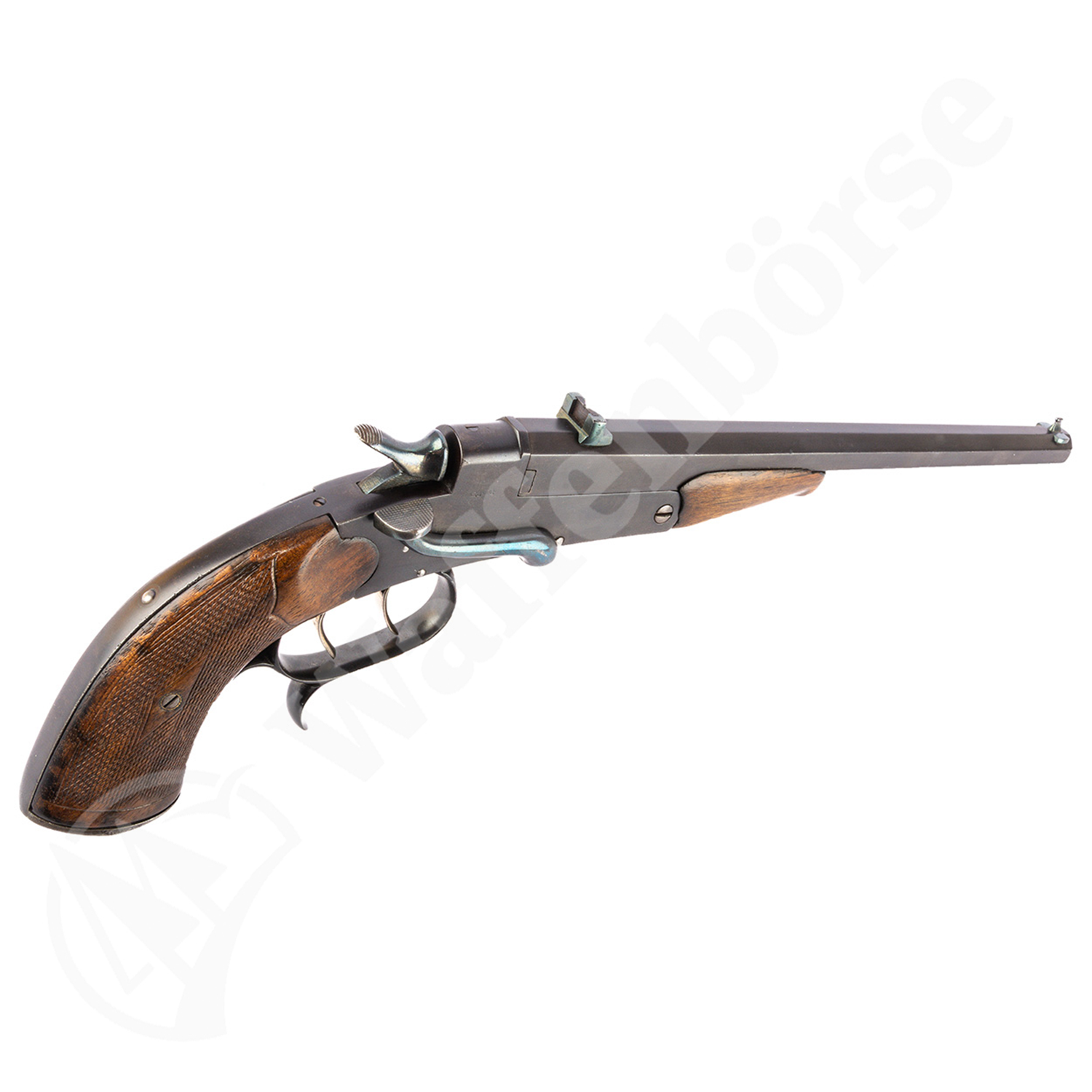 Leonard Soleil Belg. Scheibenpistole Leclercq .22 lr