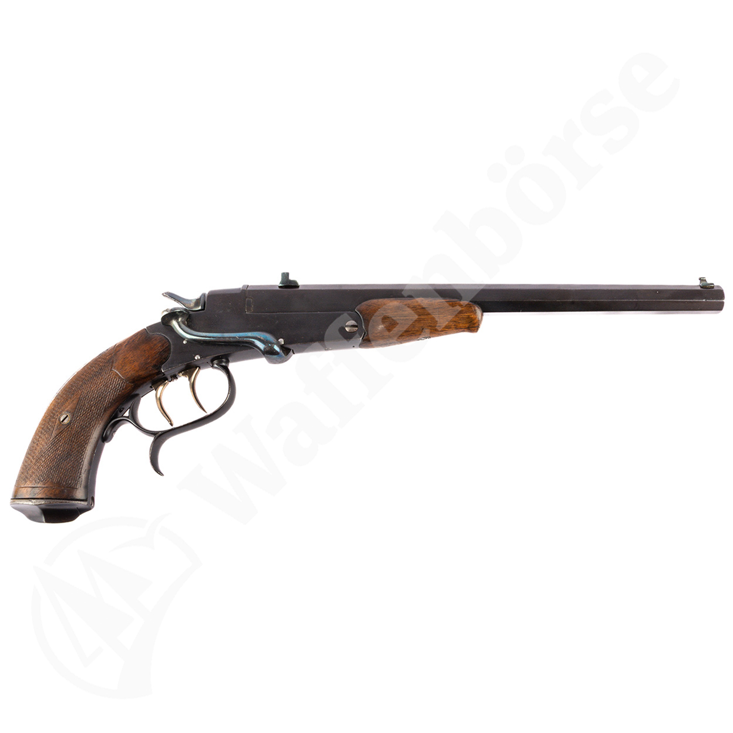 Leonard Soleil Belg. Scheibenpistole Leclercq .22 lr