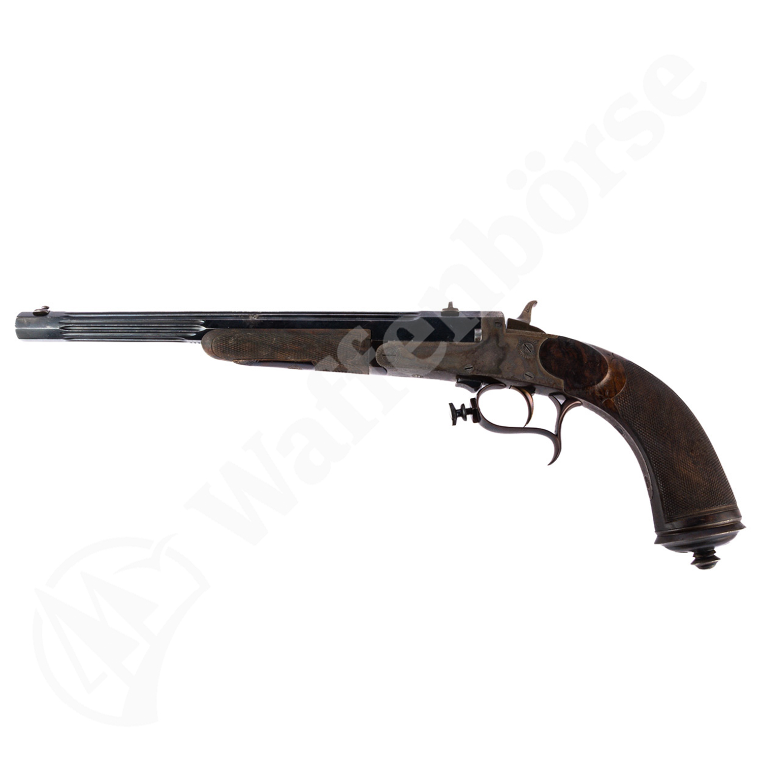 Leonard Soleil Belg. Scheibenpistole Leclercq .22 lr