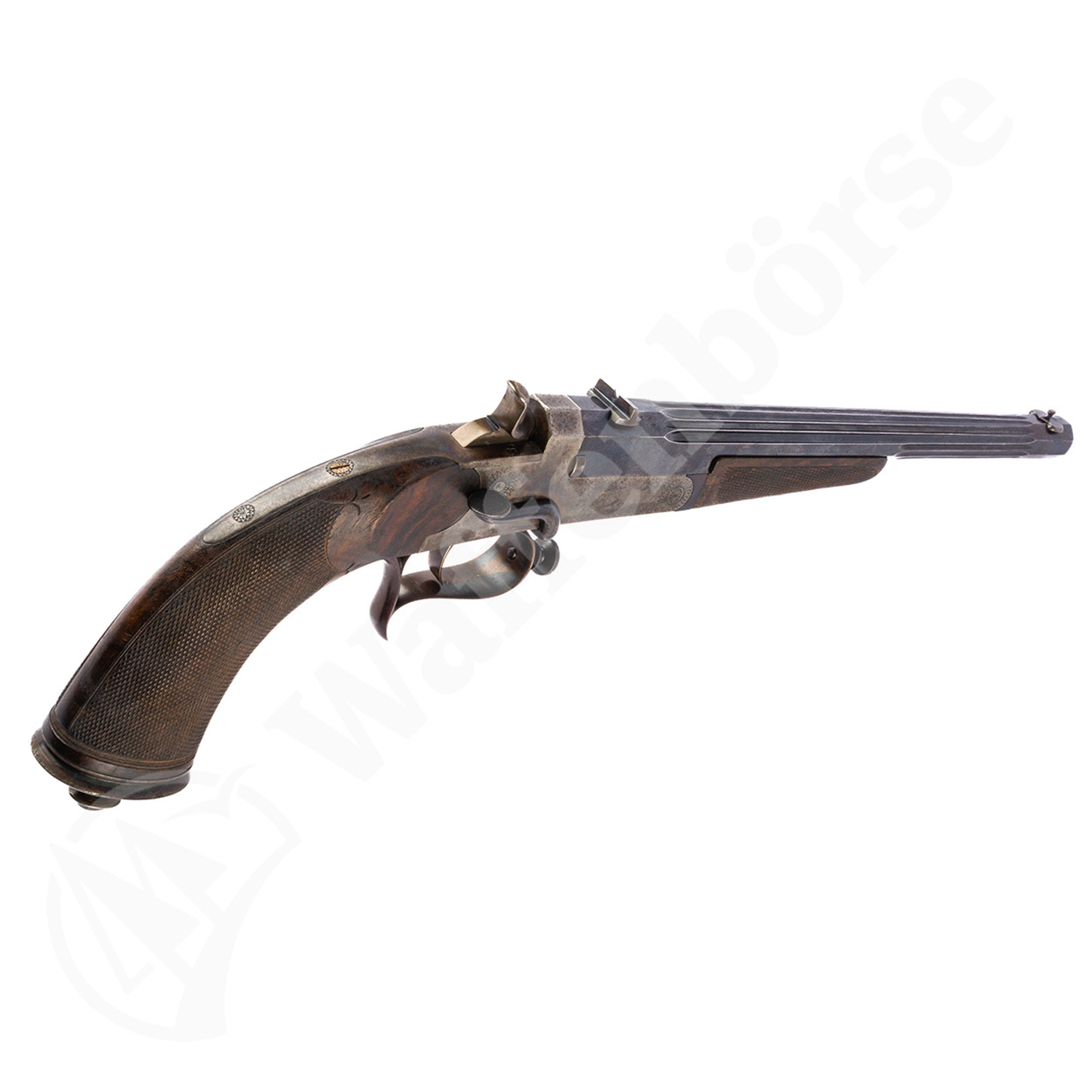 Leonard Soleil Belg. Scheibenpistole Leclercq .22 lr