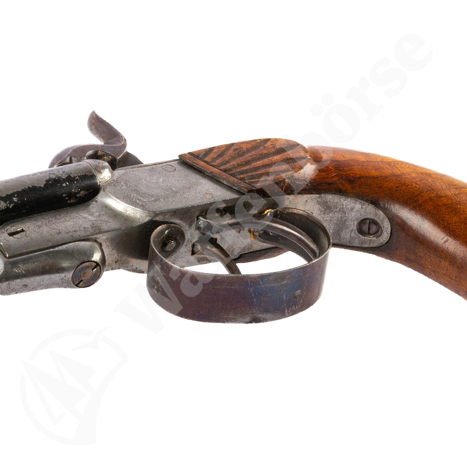 Belgische Stift (LeFaucheux)Doppellauf Pistole 9mm
