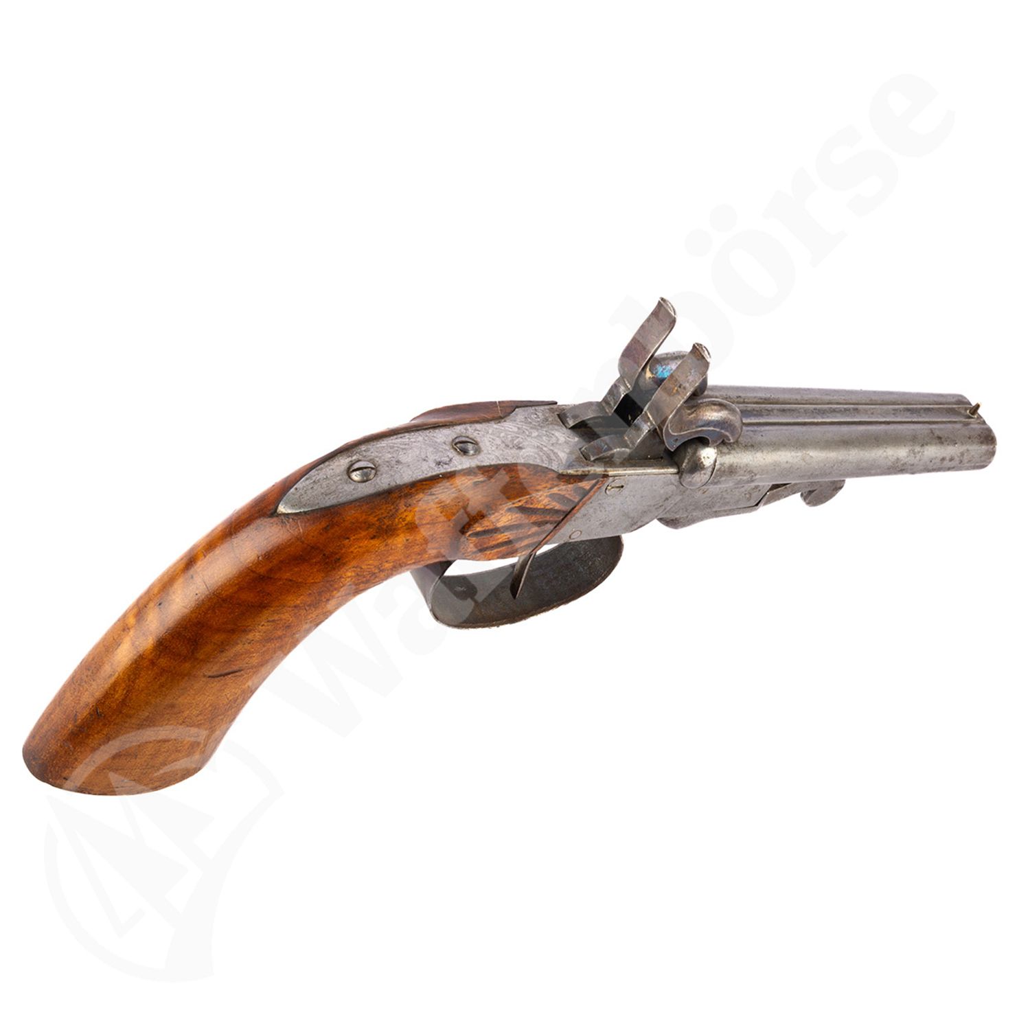 Belgische Stift (LeFaucheux)Doppellauf Pistole 9mm