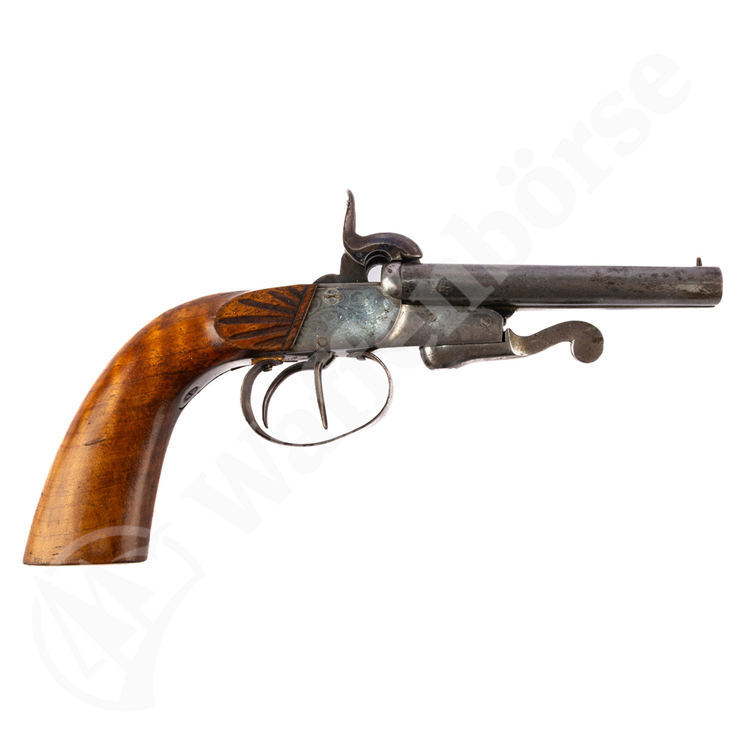 Belgische Stift (LeFaucheux)Doppellauf Pistole 9mm