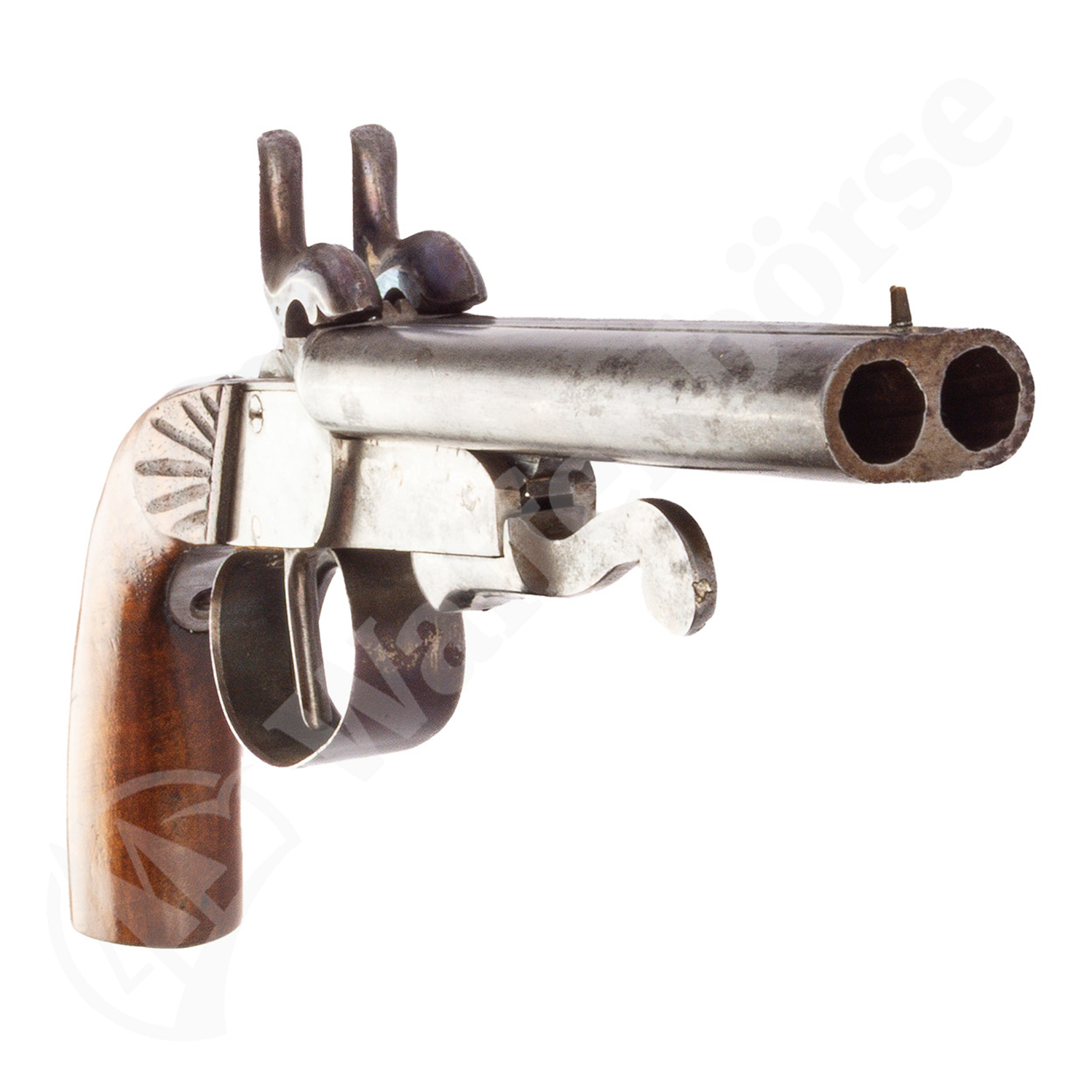 Belgische Stift (LeFaucheux)Doppellauf Pistole 9mm