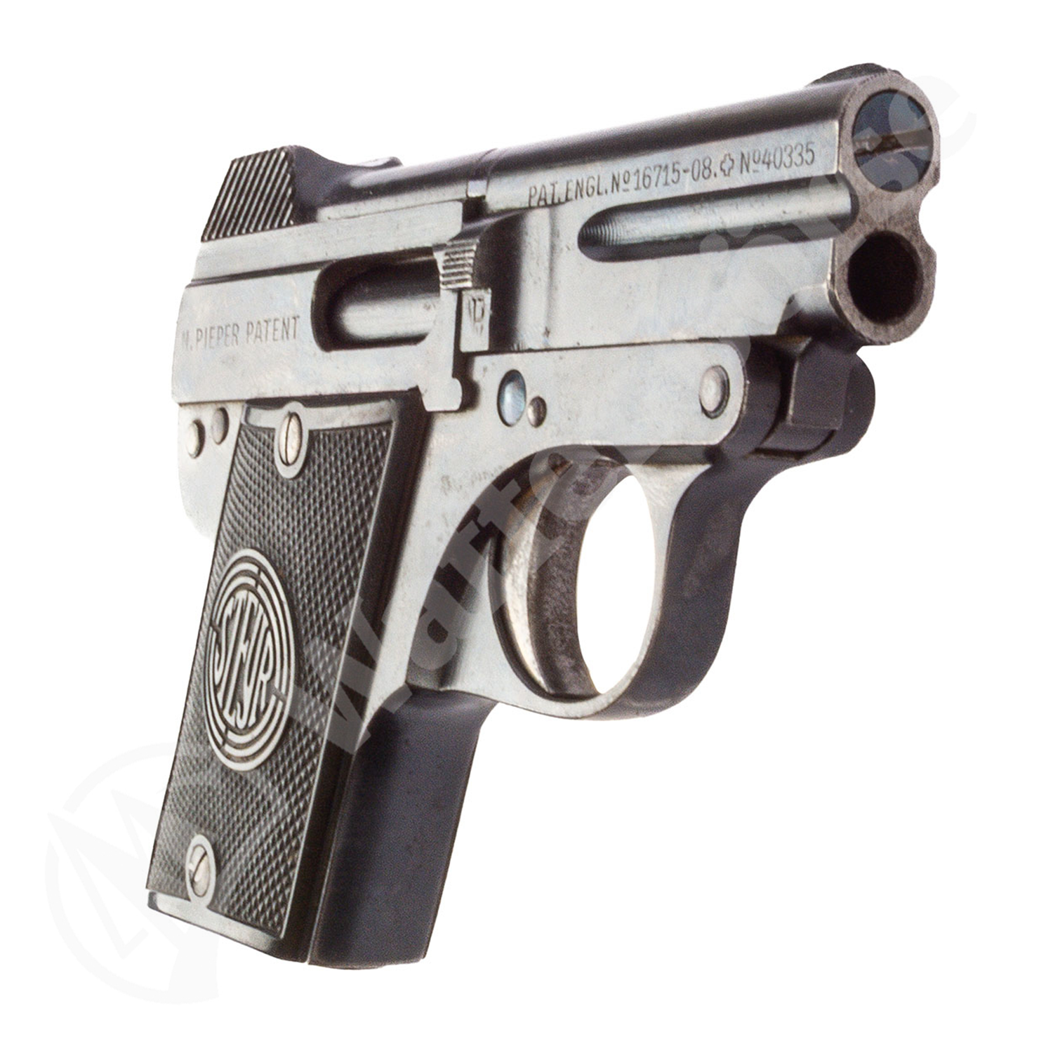Steyr Pieper Kipplauf-Pistole 6,35mm
