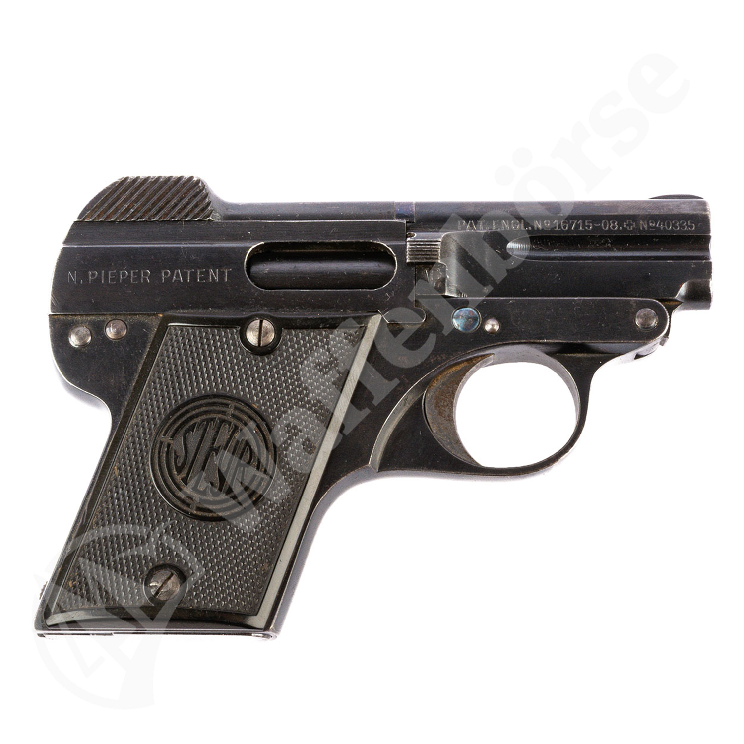 Steyr Pieper Kipplauf-Pistole 6,35mm