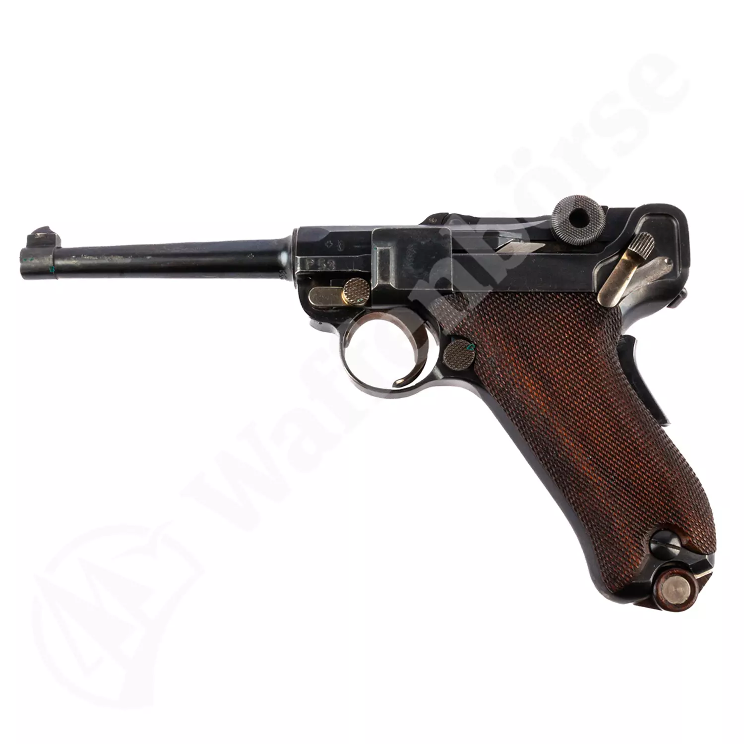 Schweizer Parabellum 06 DWM Wappen 7,65mm para