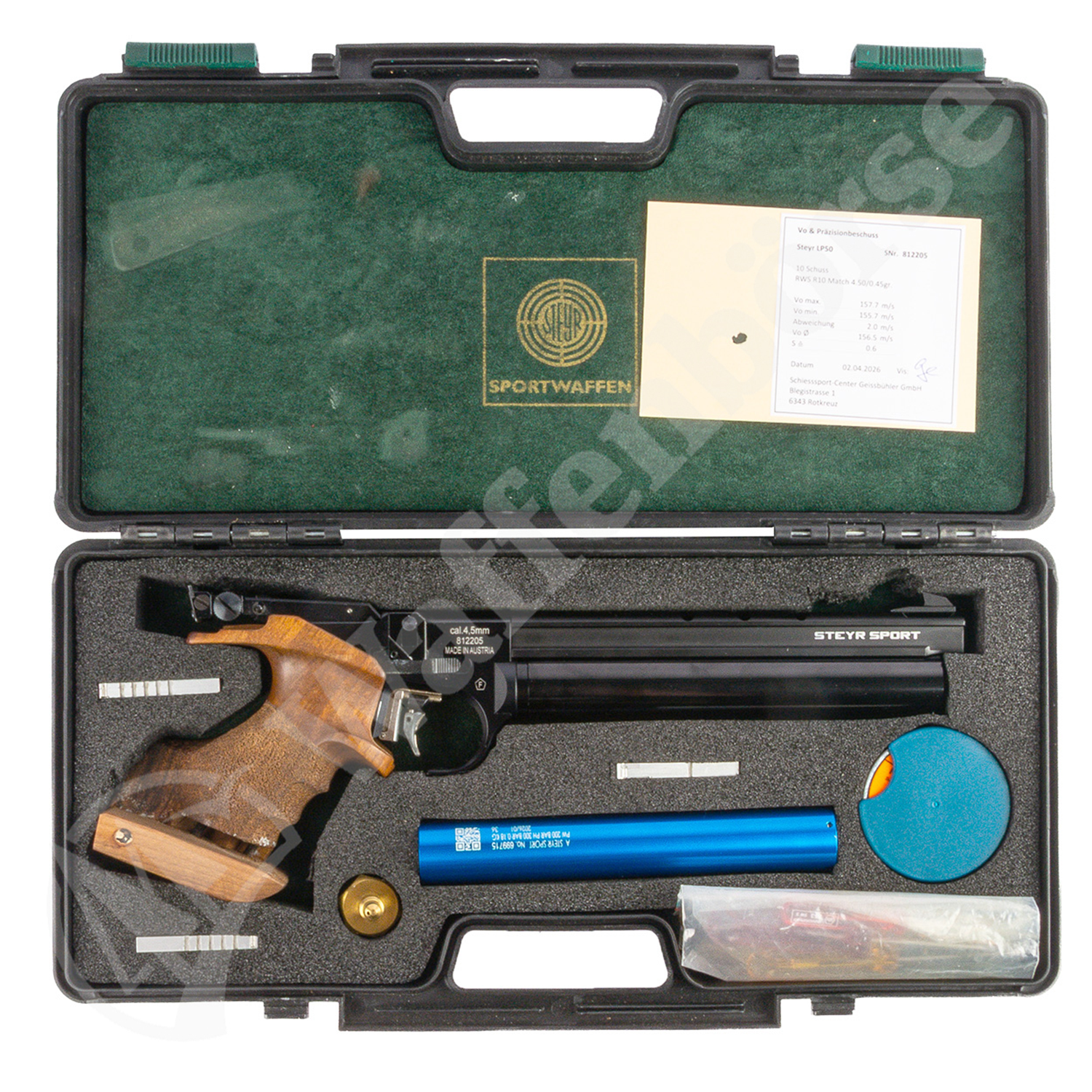 Luftpistole Steyr LP50 Kal. 5-Schüssig