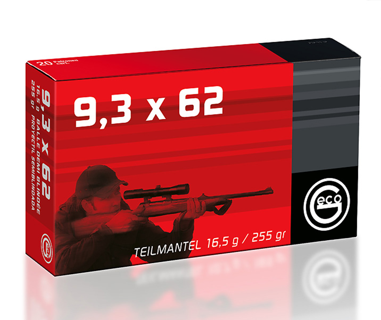 GECO 9,3x62 TM 16,5g Restposten