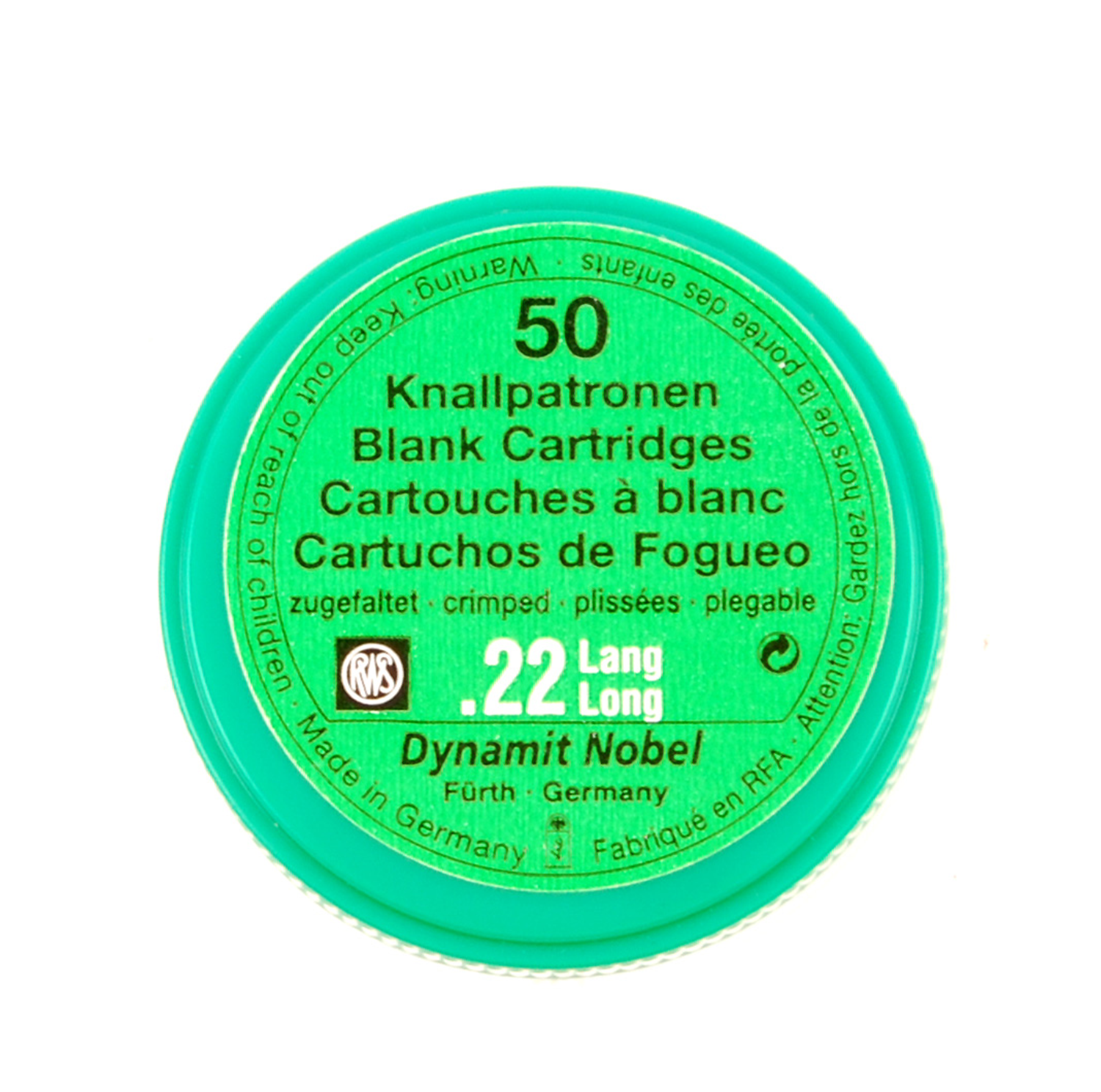 Geco .22Lang Knallpatronen