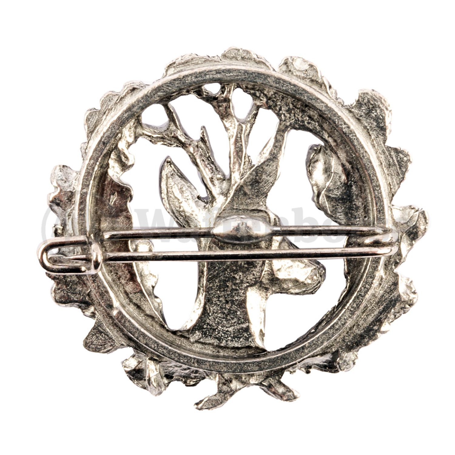 Hutnadel  Reh aus Alpaka, verslibert