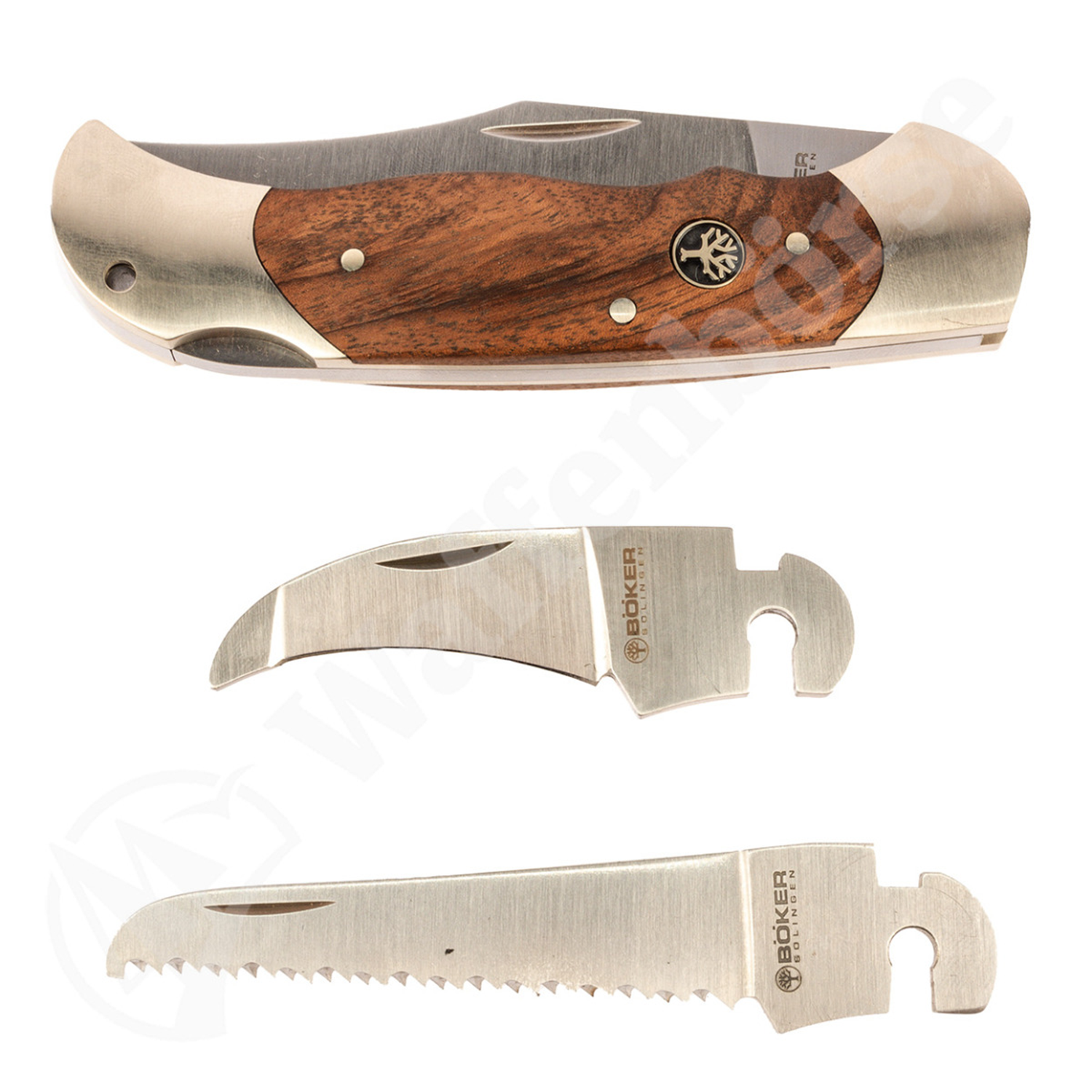 Böker  Optima Set II mit Walnuss