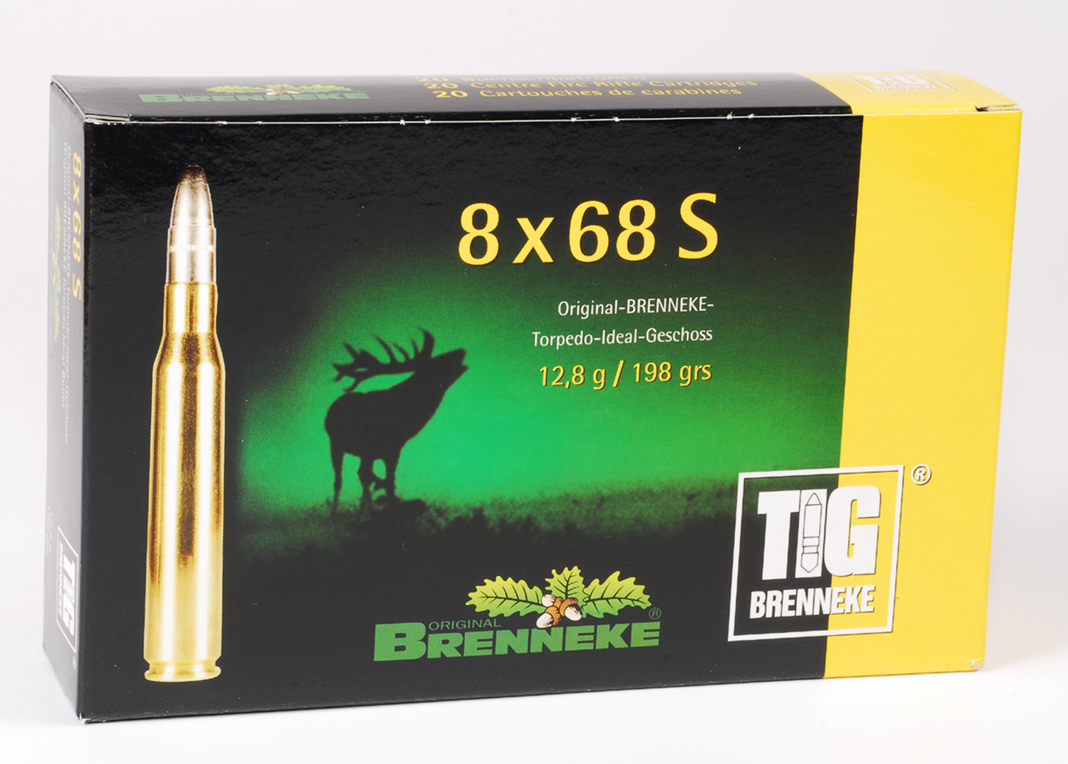 BRENNEKE 8x68 S TIG 12,8g / 198 gr