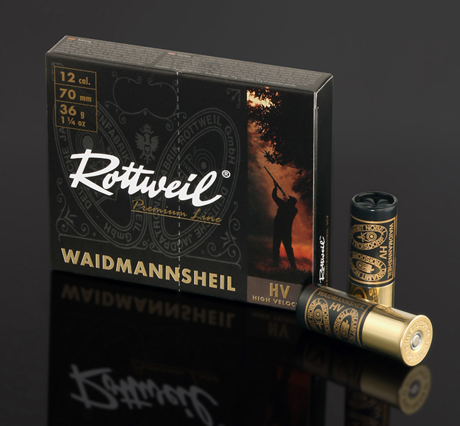 RWS Waidmannsheil 12/70 Nr. 3 schwarz Plastic