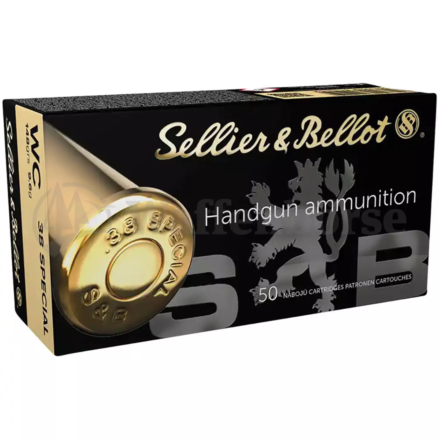 SELLIER & Bellot . 38 Spec  WC Wadcutter 9,6g/148grs.