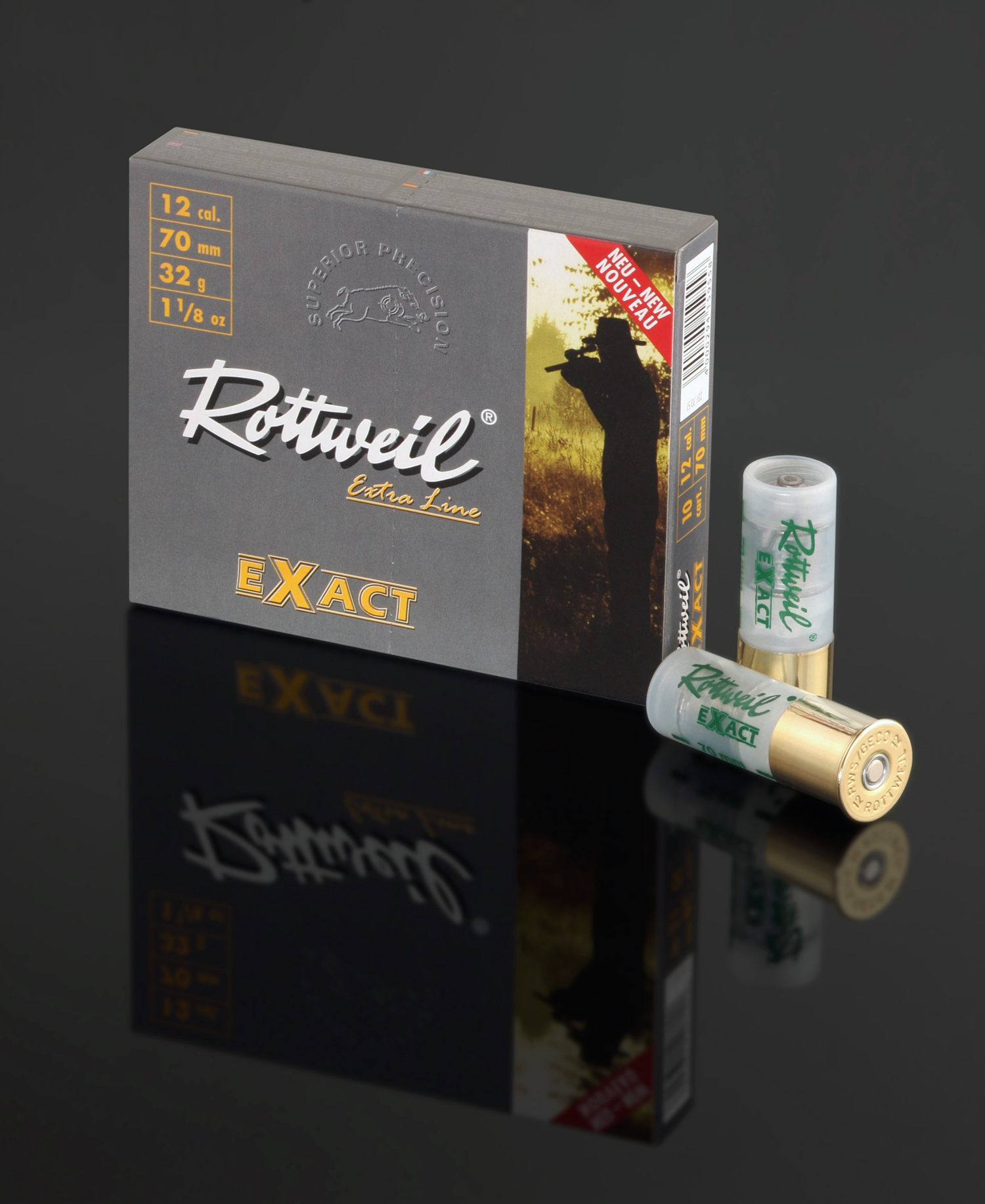 Rottweil Flintenlaufgeschoss Exakt 12/70 32g