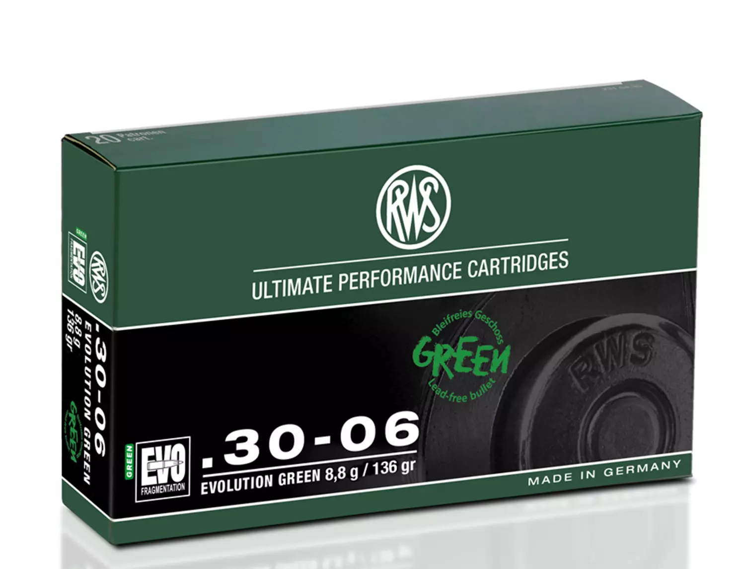 RWS .30-06 EVOLUTION GREEN  Bleifrei 9,0g