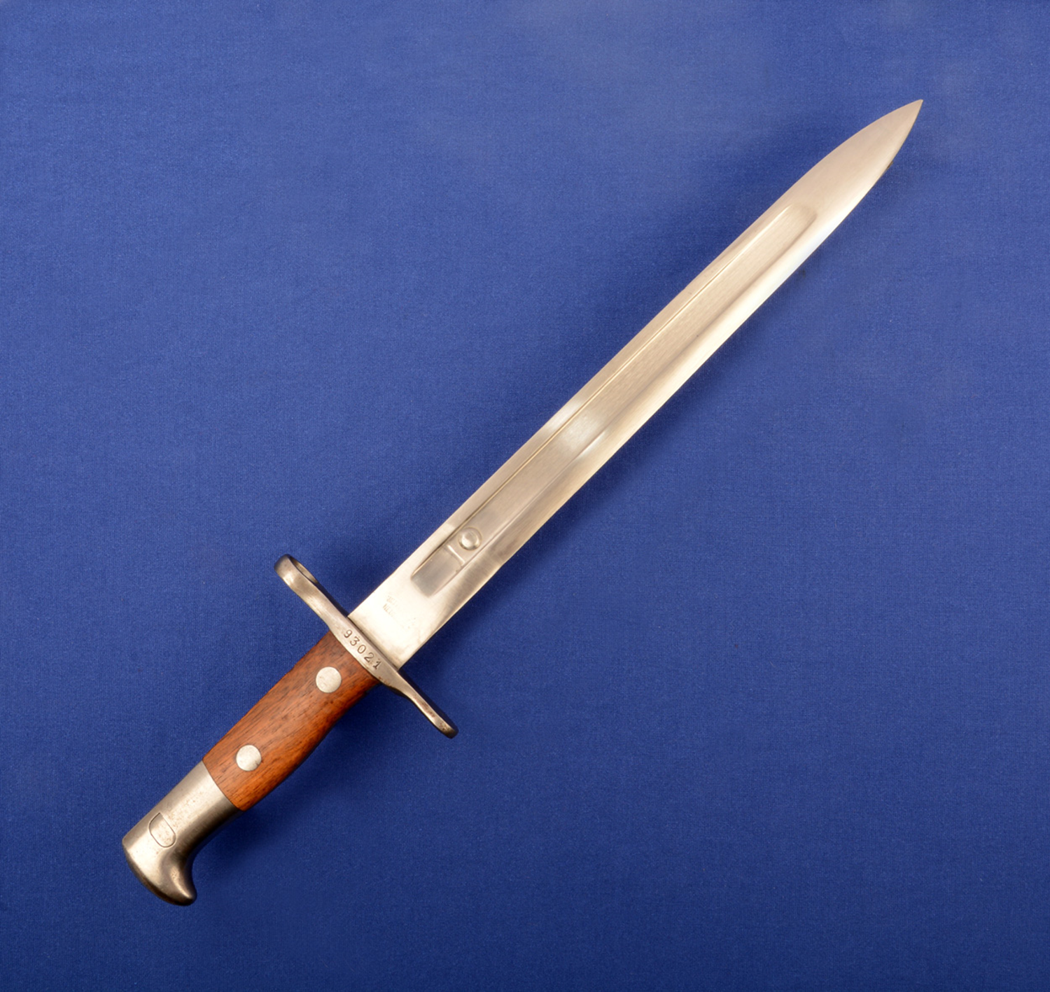 SCHWEIZER ORDONNANZ Dolch - Bajonett 1889/99 mit Arretierknopf