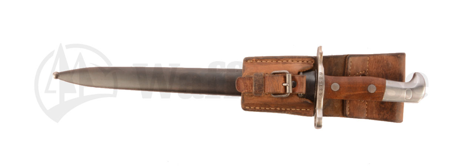 SCHWEIZER ORDONNANZ Dolch - Bajonett 1889 mit Rille