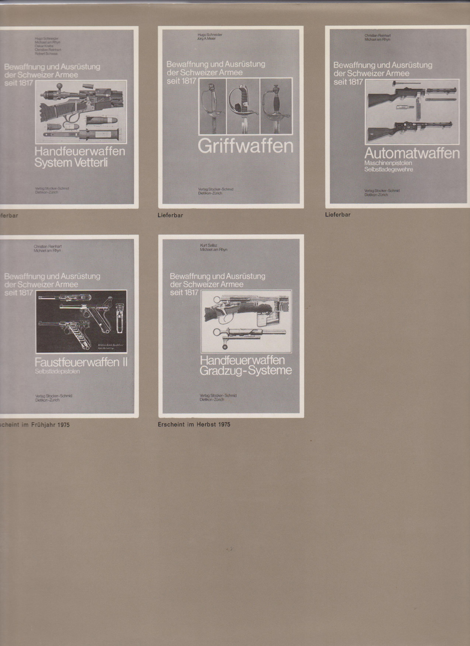 Fastfeuerwaffen I - Vorderladerpistolen, Revolver