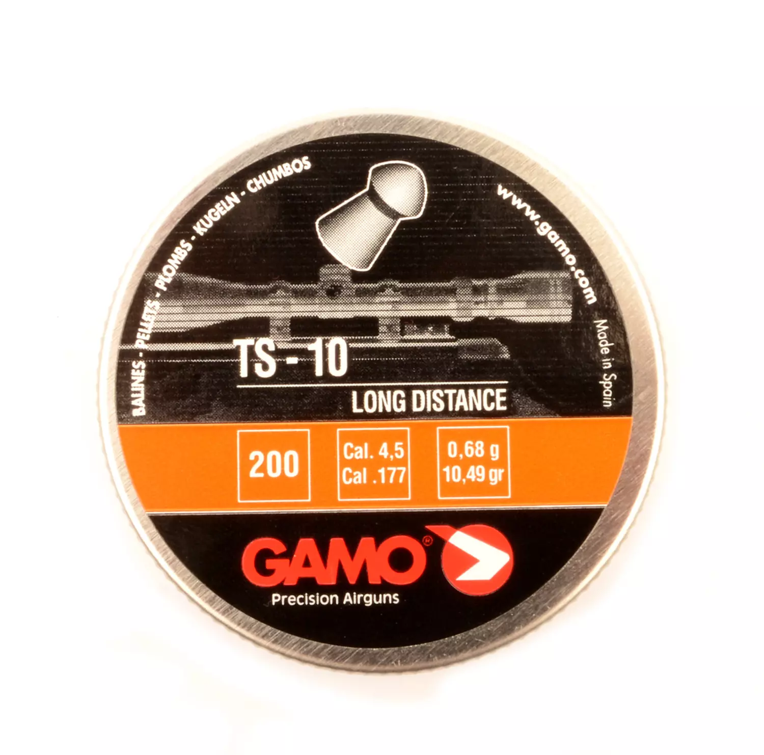 GAMO TS-10 Blei-Kugeln Diabolo  4,5mm 0,68 gramm