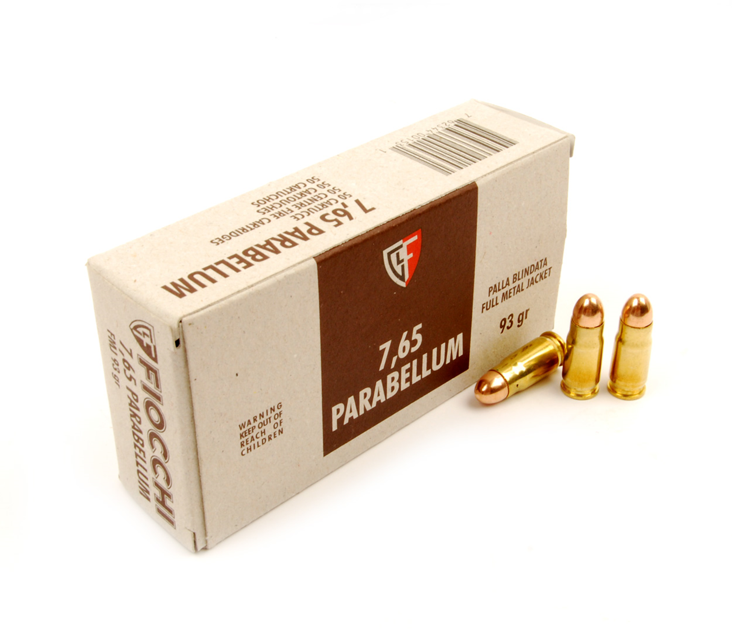 FIOCCHI 7,65 parabellum 93gr VM