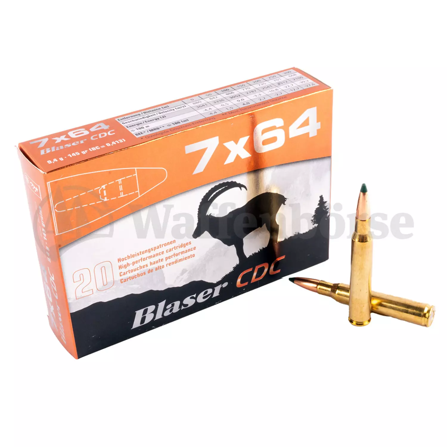 BLASER 7x64 CDC Bleifrei 9,4g