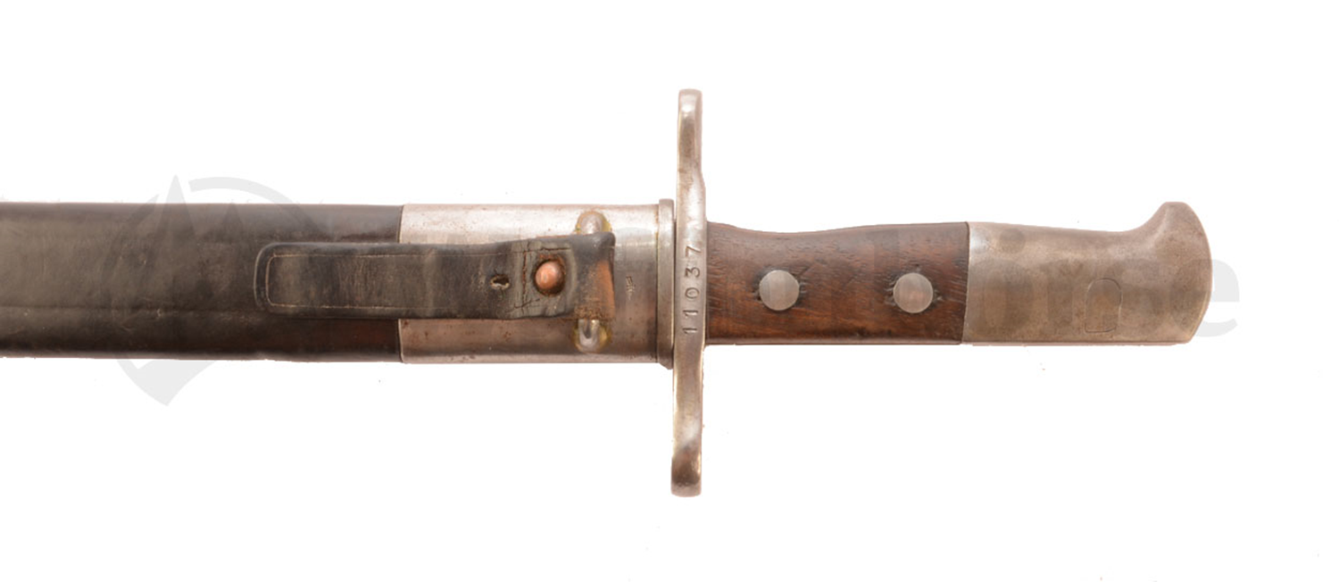 SCHWEIZER ORDONNANZ Säbelbajonett 1914 Lederscheide