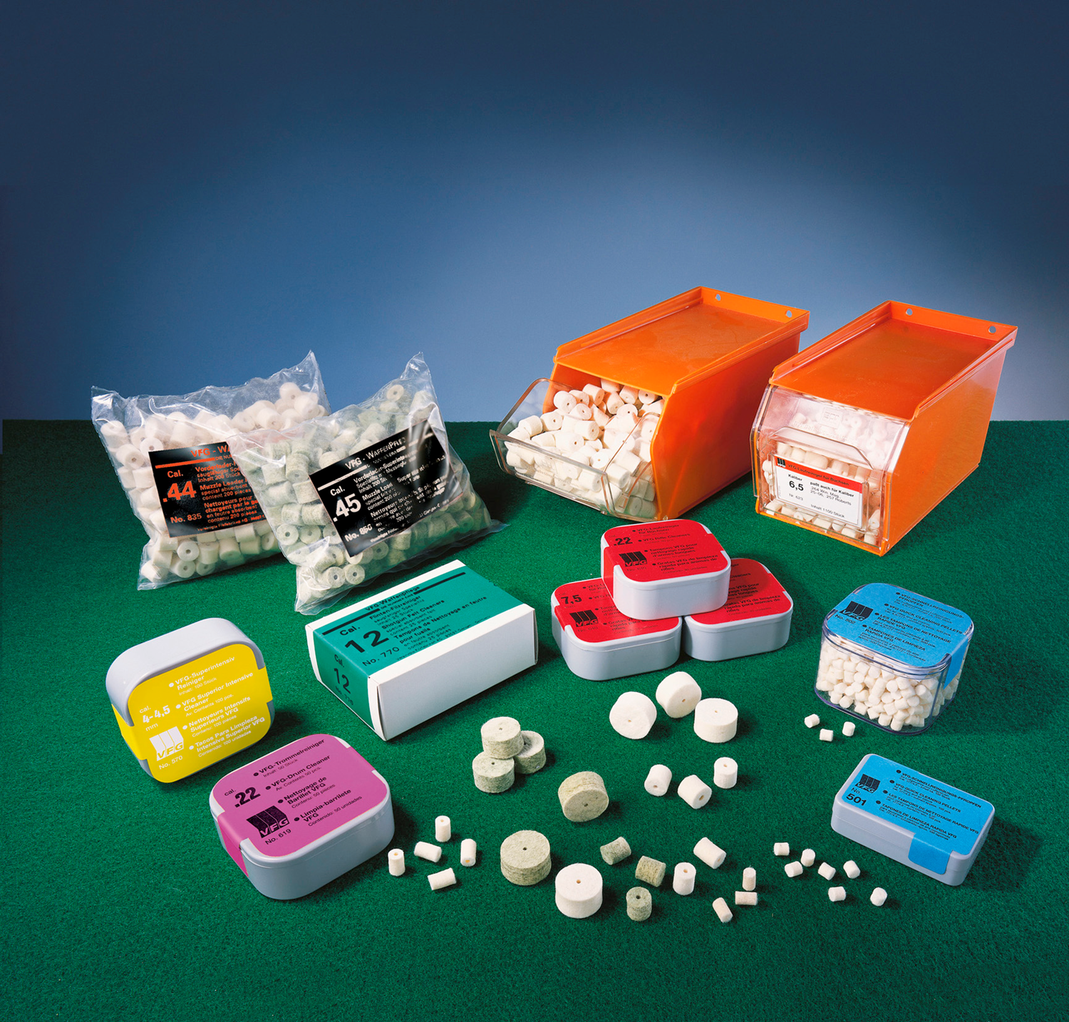 VFG Filz Laufreiniger Kal 9mm Beutel