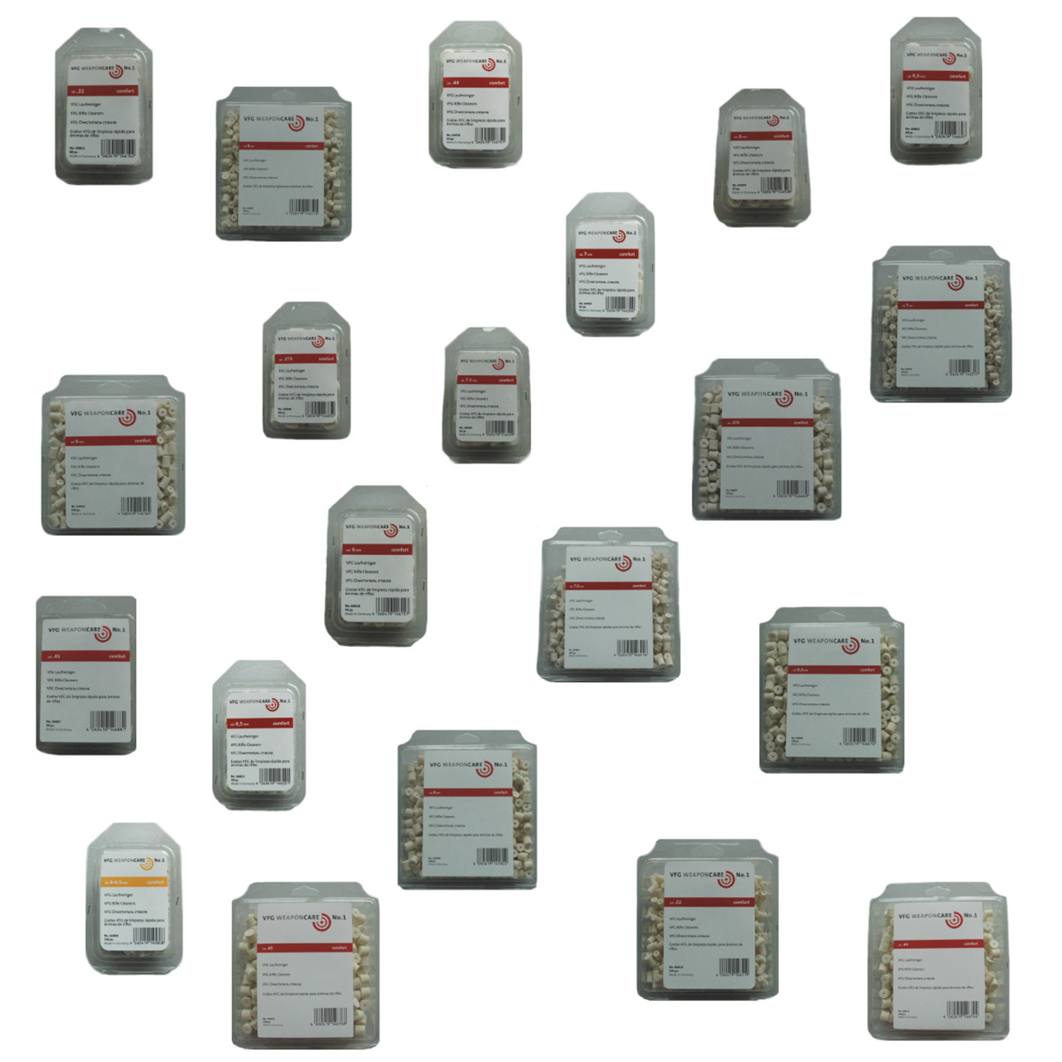 VFG Filz Laufreiniger Kal 9mm Beutel