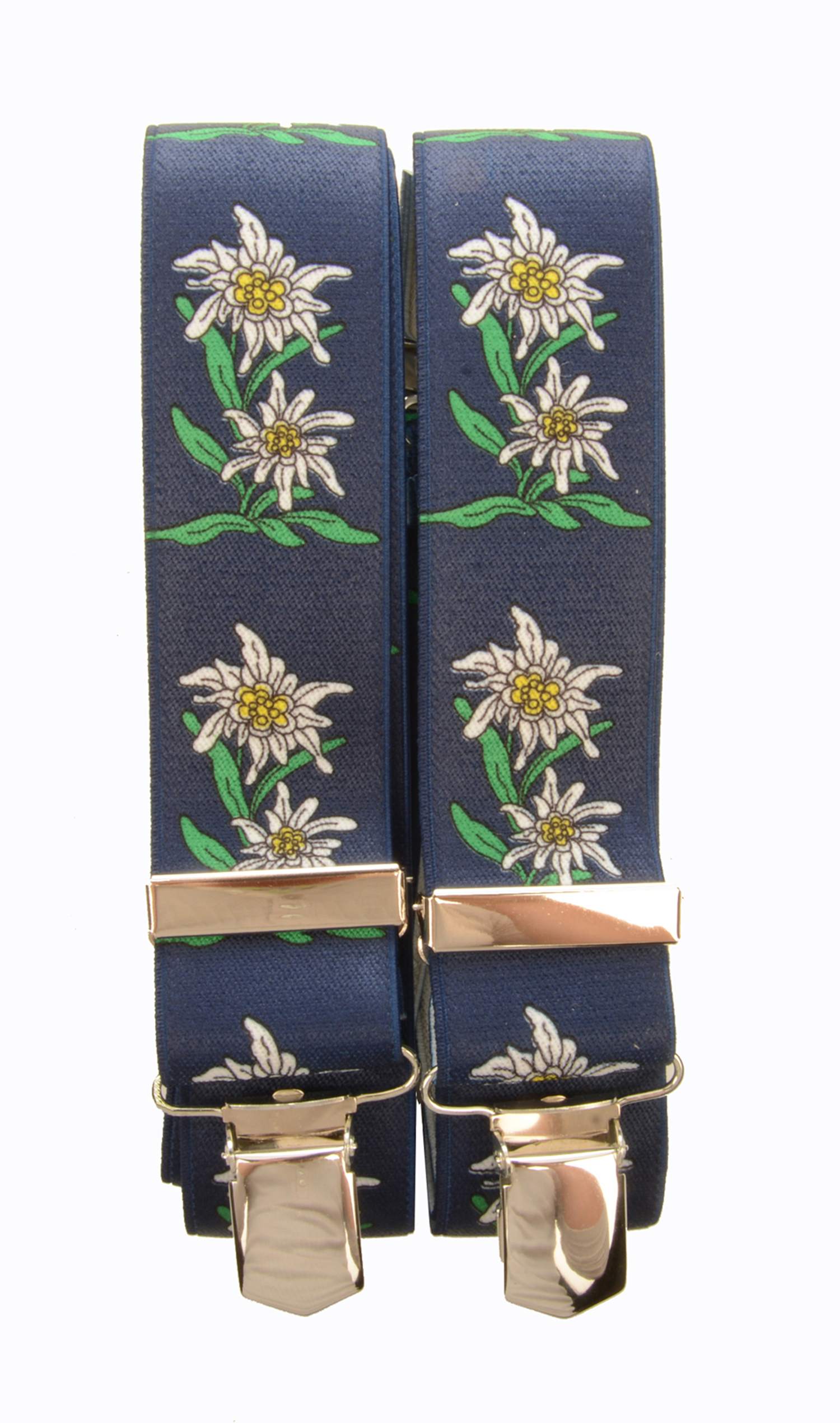 Hosenträger Edelweiss Blau