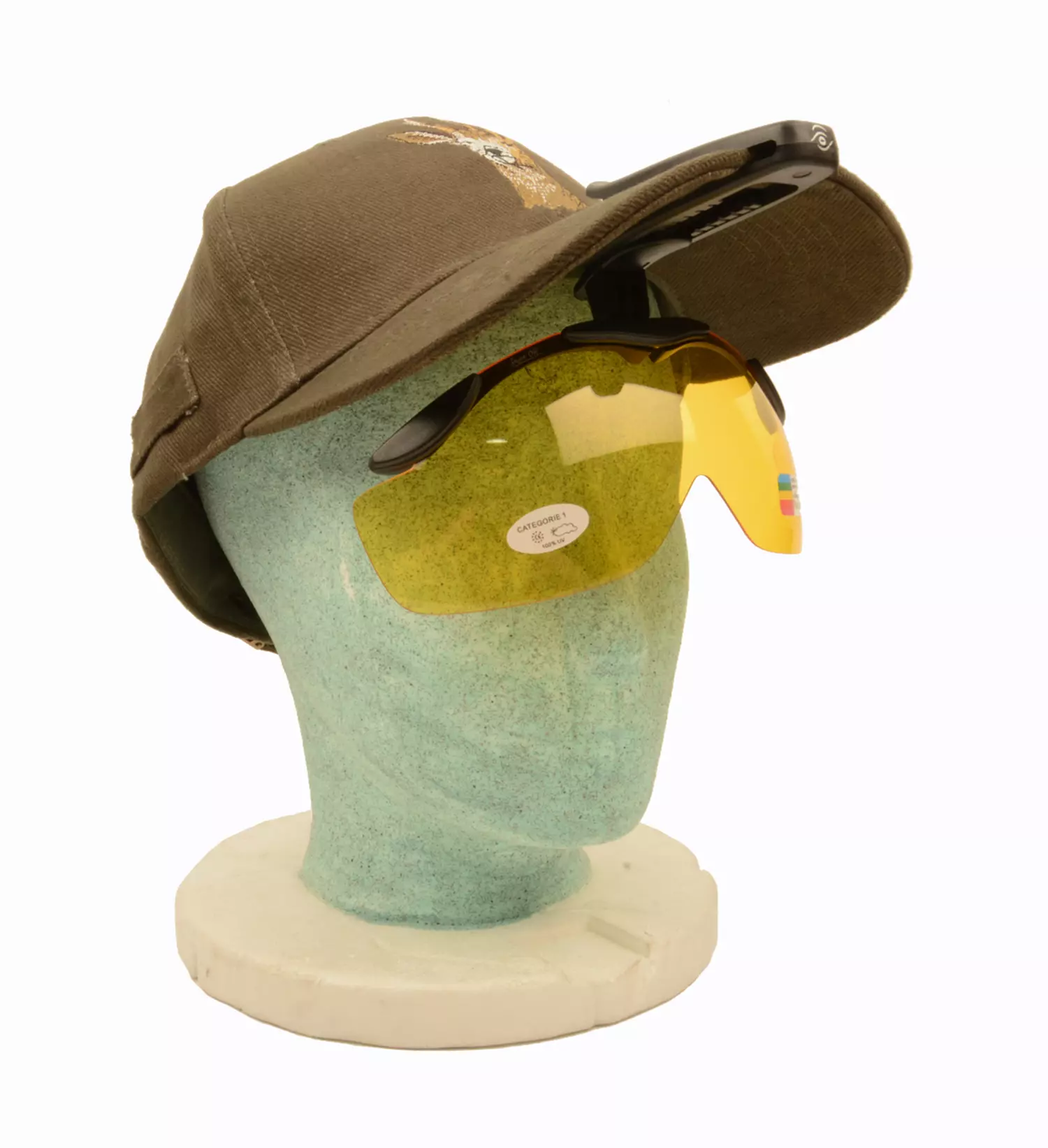 Brillen-Clip Gelb