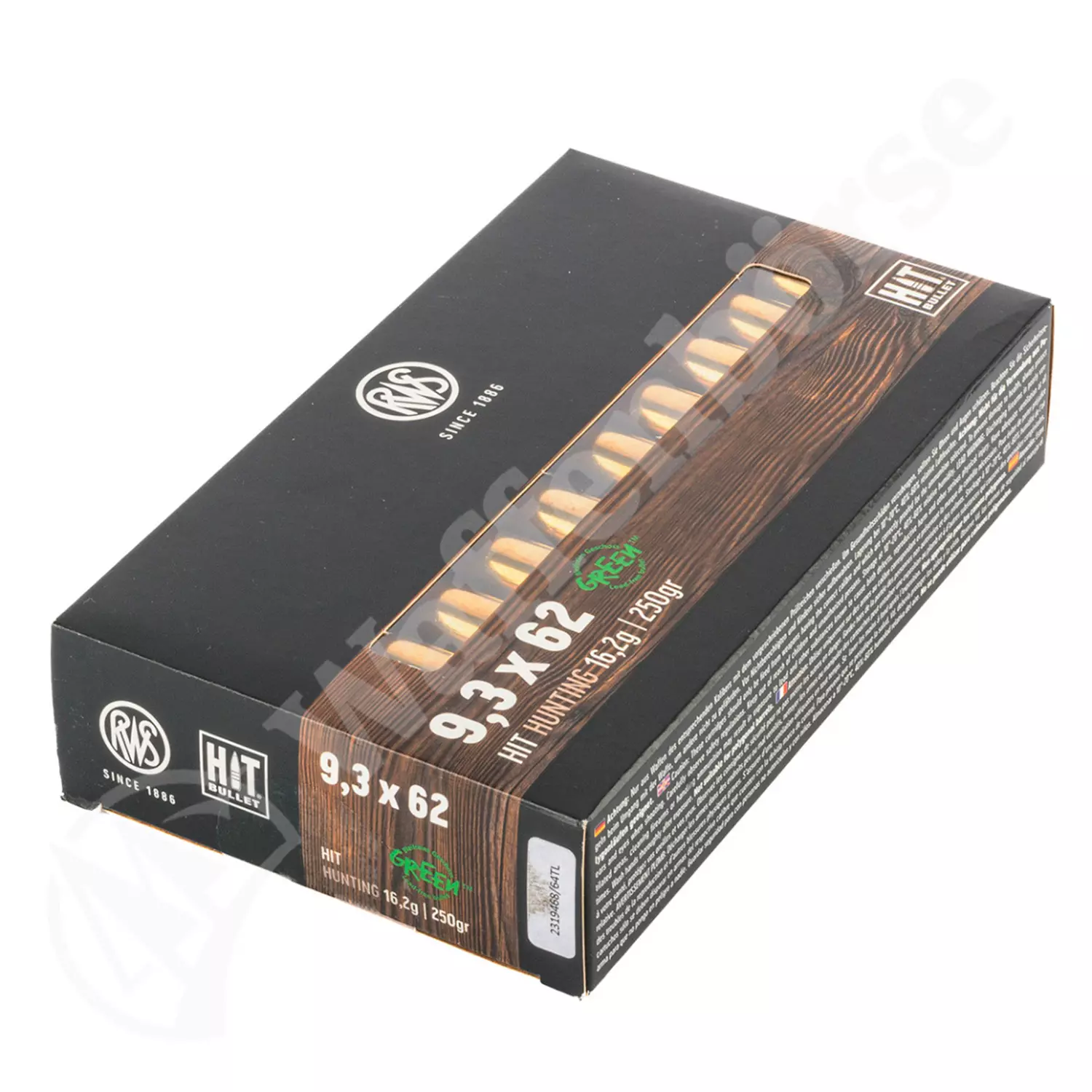 RWS 9,3x62 HIT Green 16,2g