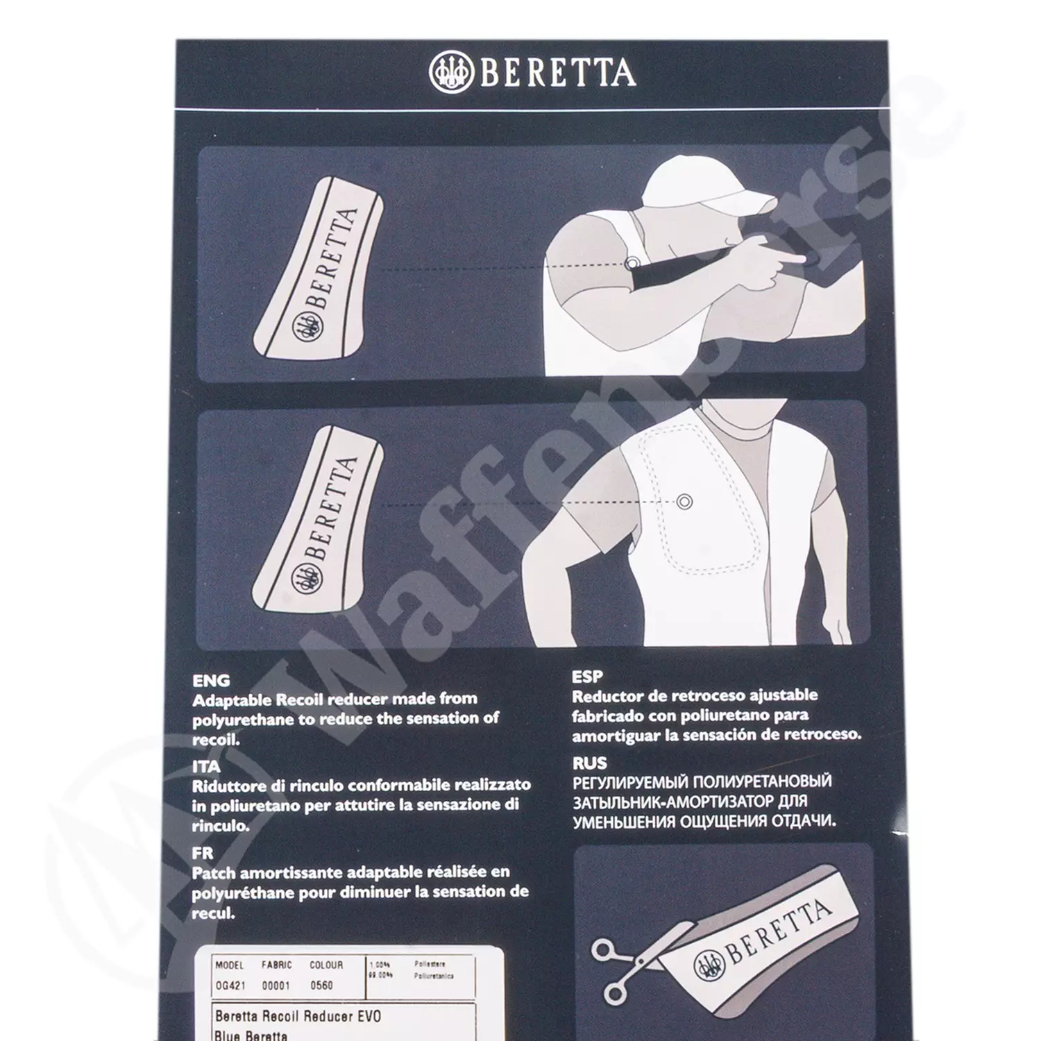 Beretta Rückstossdämpfer Gel-Pad Evo